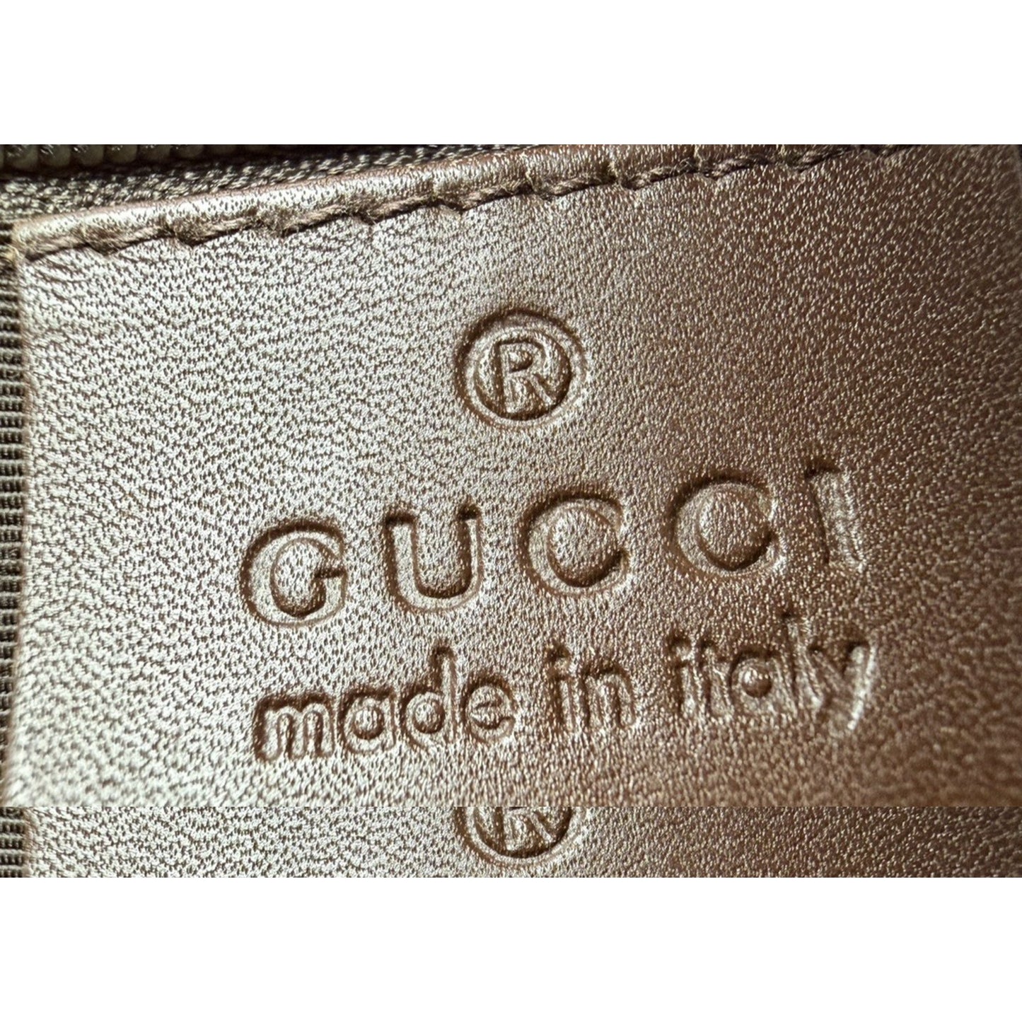 Gucci GG Vintage Jackie O Flap Bag Monogram Canvas & Piston Closure S09