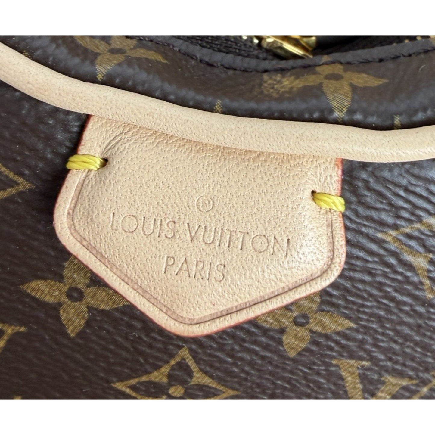 Louis Vuitton Croissant MM Bag in Brown LV Monogram Coated Canvas NFC B-5