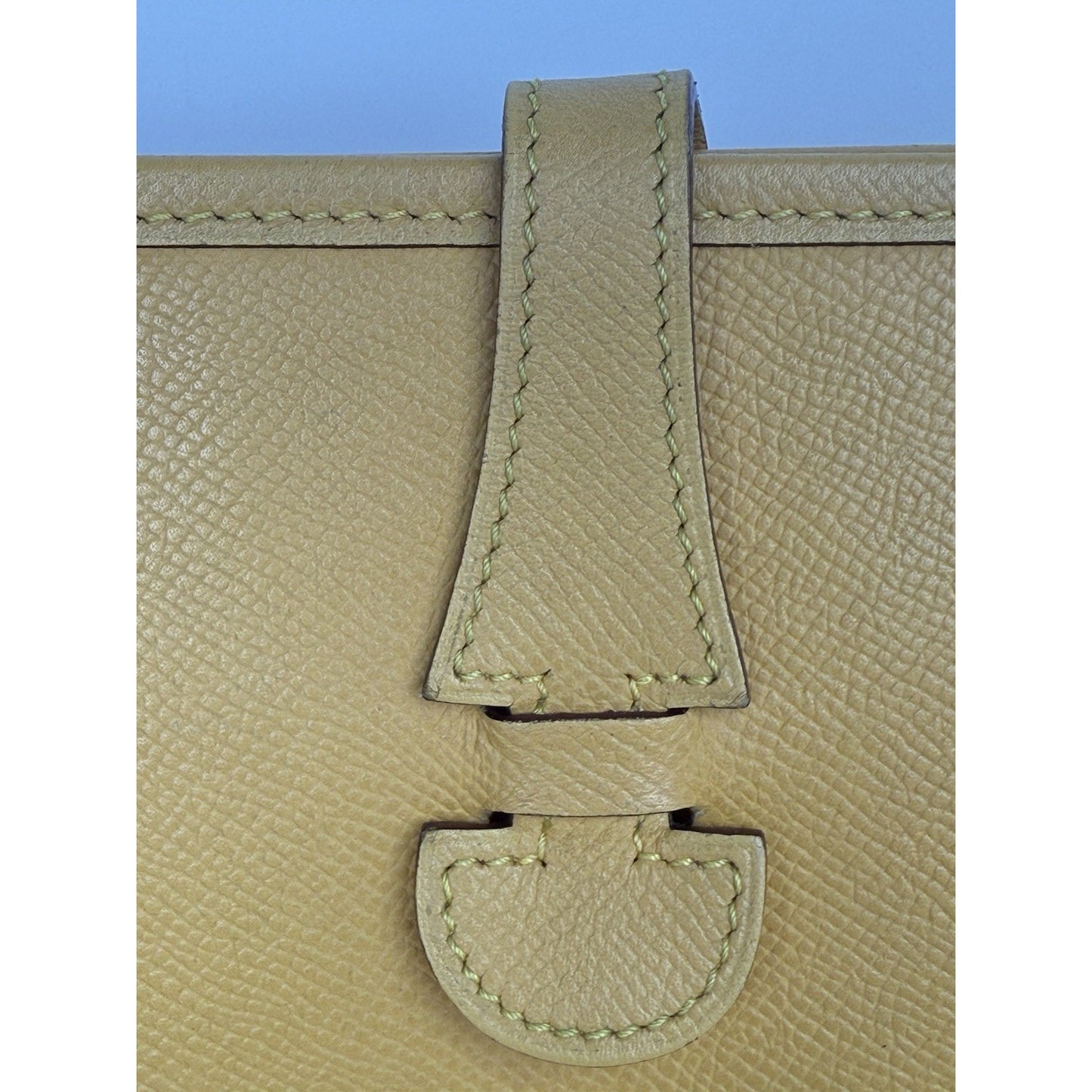 Hermès Evelyne Petit Modèle (PM) Yellow/Mustard Women's Crossbody Bag