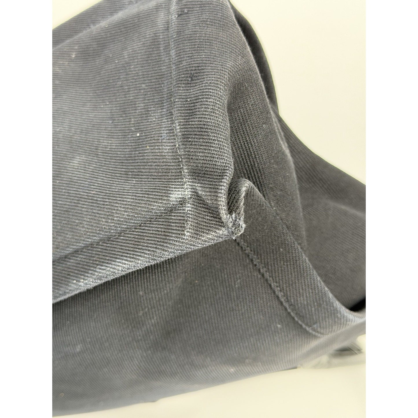 Saint Laurent Rive Gauche Tote Bag Small in Black Canvas and Calfskin S11