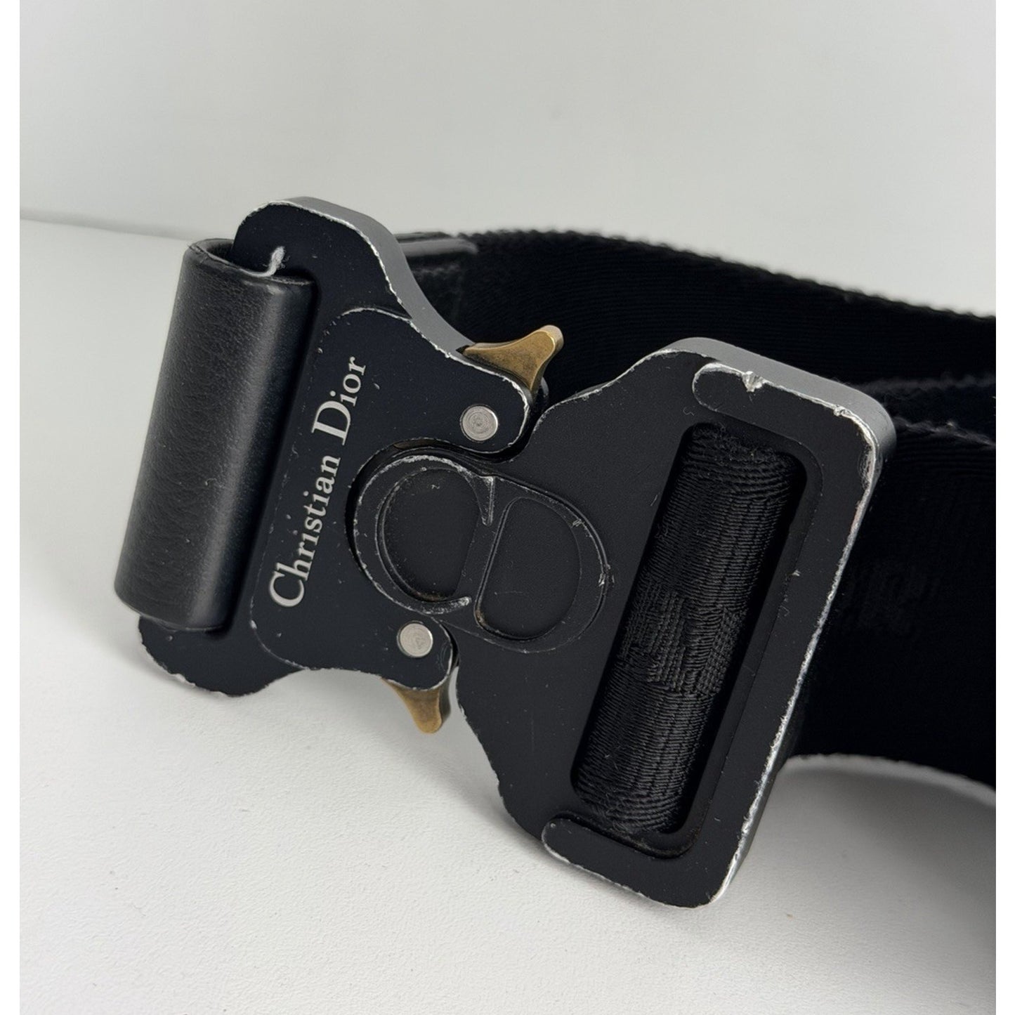 Dior Men Saddle Bag in Navy Monogram Oblique Jacquard Canvas 2019 B4