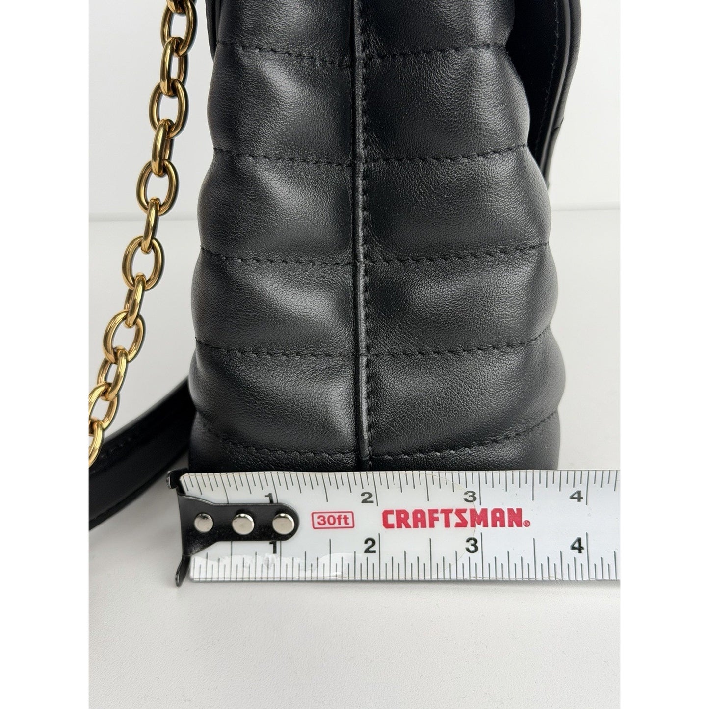 Louis Vuitton New Wave Chain Bag GM in Black Quilted Calfskin Leather NFC D3