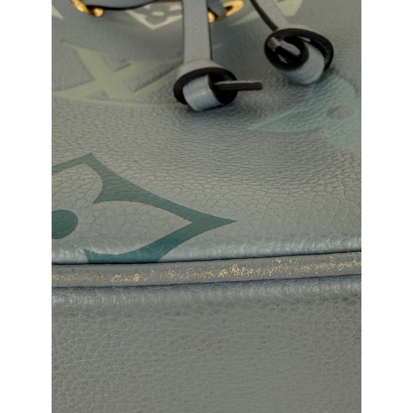 LOUIS VUITTON Giant Monogram Neonoe BB Blue Empriente Women's Shouder Bag