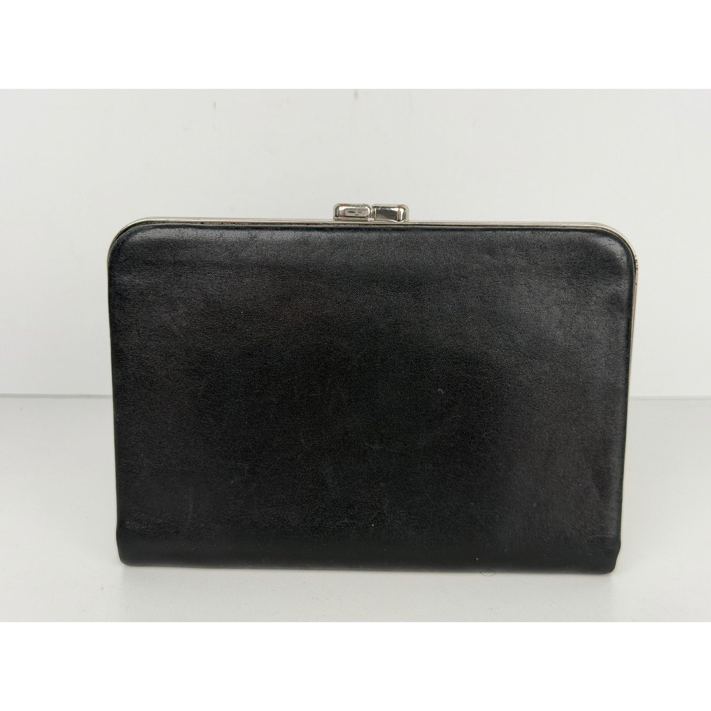 The Row Black Leather Minaudiere Women Clutch B4