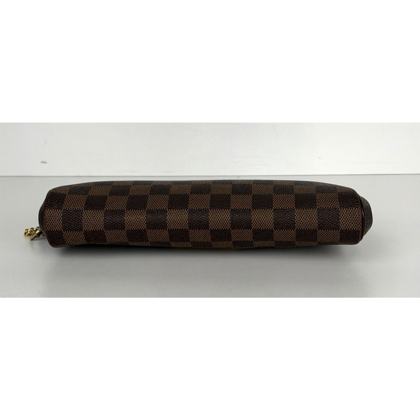 Louis Vuitton Eva Clutch Bag in Damier Ebene Coated Canvas 2017 S02