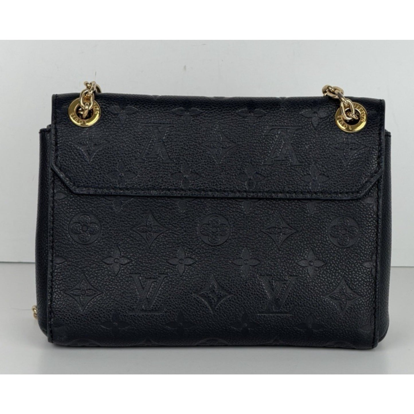 Louis Vuitton Vavin BB Shoulder Bag Black Embossed Monogram Empreinte 2020 B9