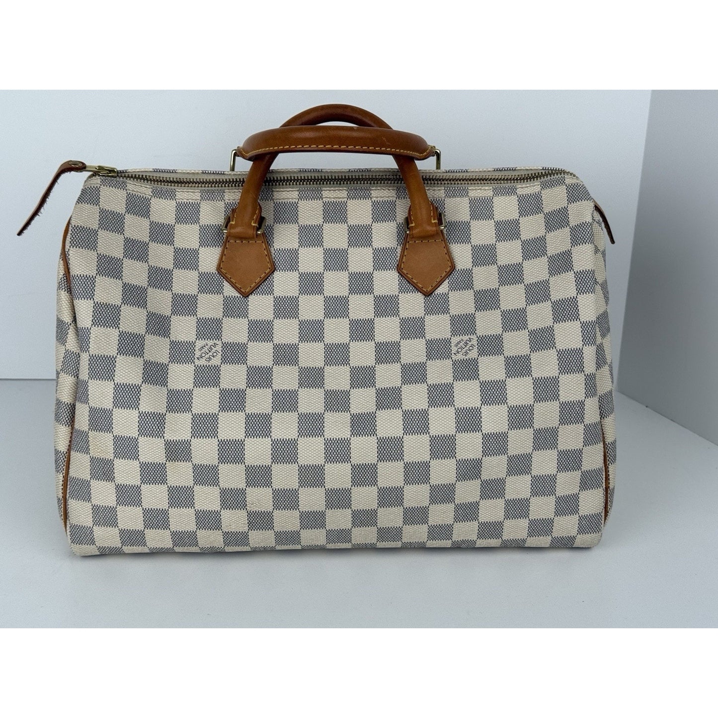 Louis Vuitton Speedy Damier Azur 35 Canvas Bag