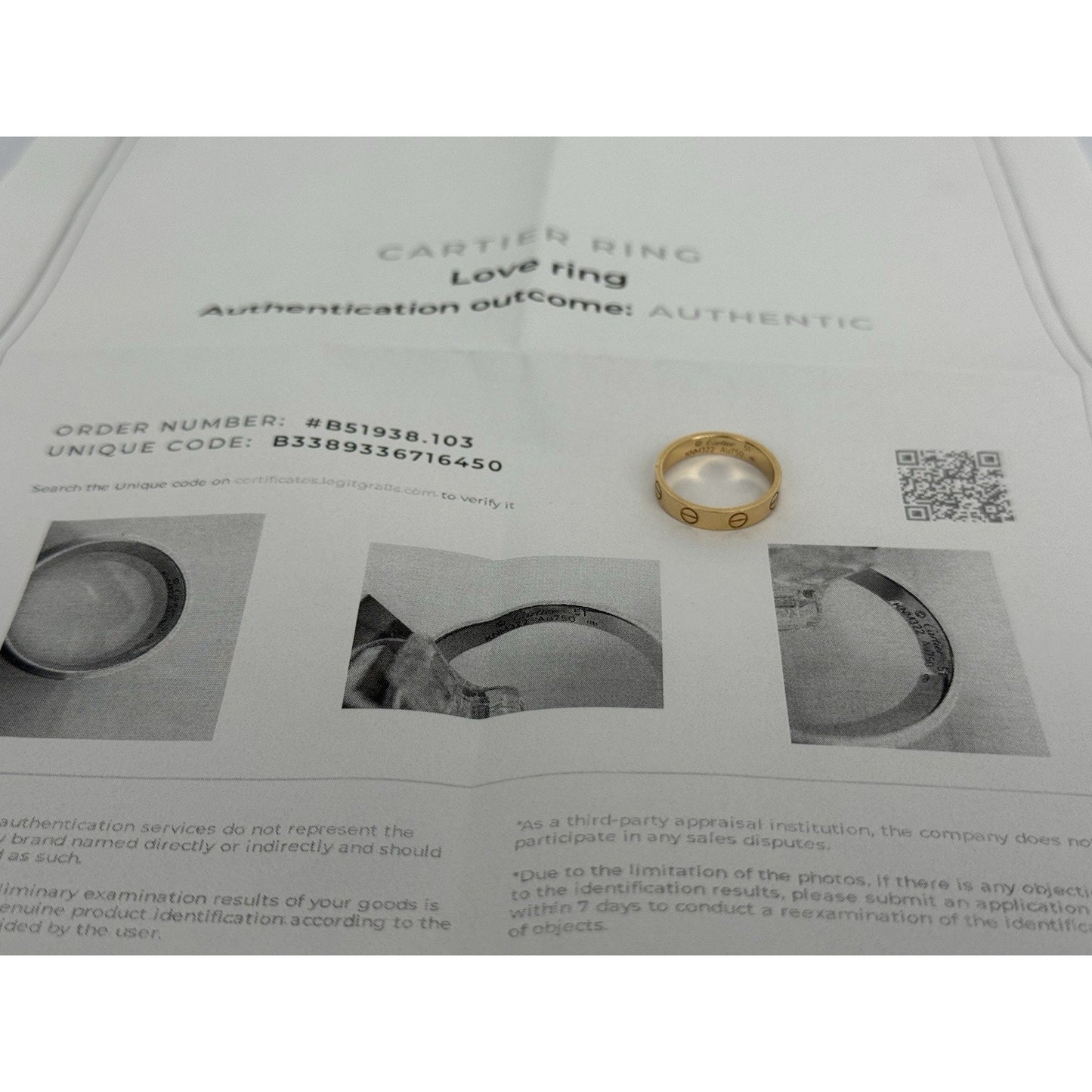 Cartier Love Round Ring 18k Yellow Gold KNM322