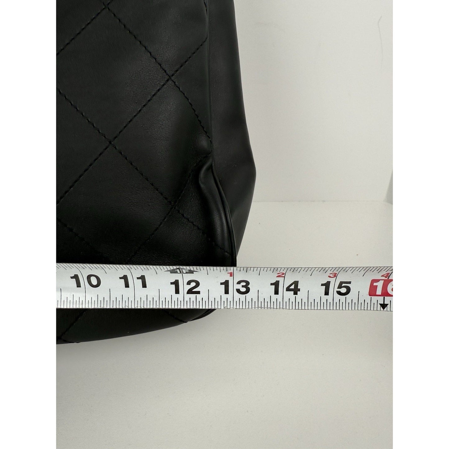 Chanel Black Quilted Leather Chains Strap Gold Hardware Hobo Bag