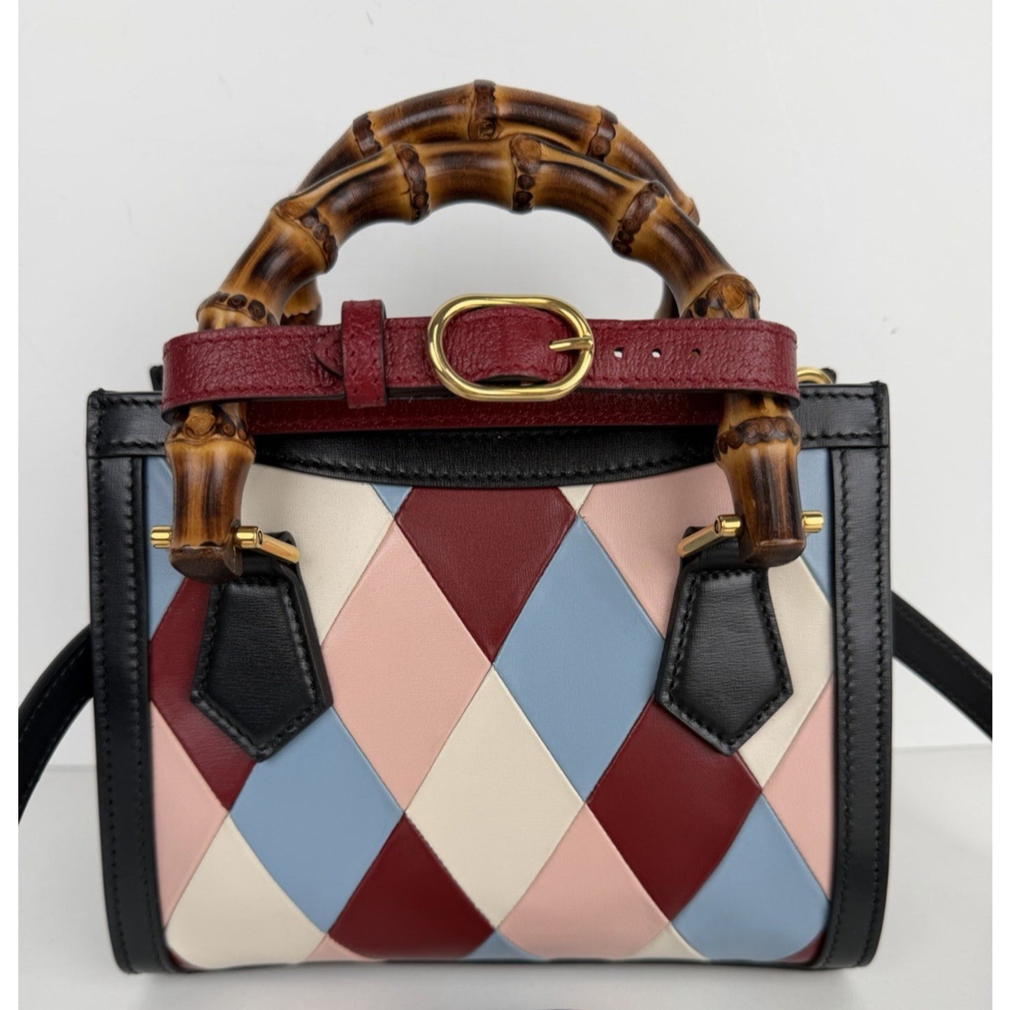 Gucci Lovelight Diana Tote Bag Mini Limited Edition in Multicolor Leather C-9