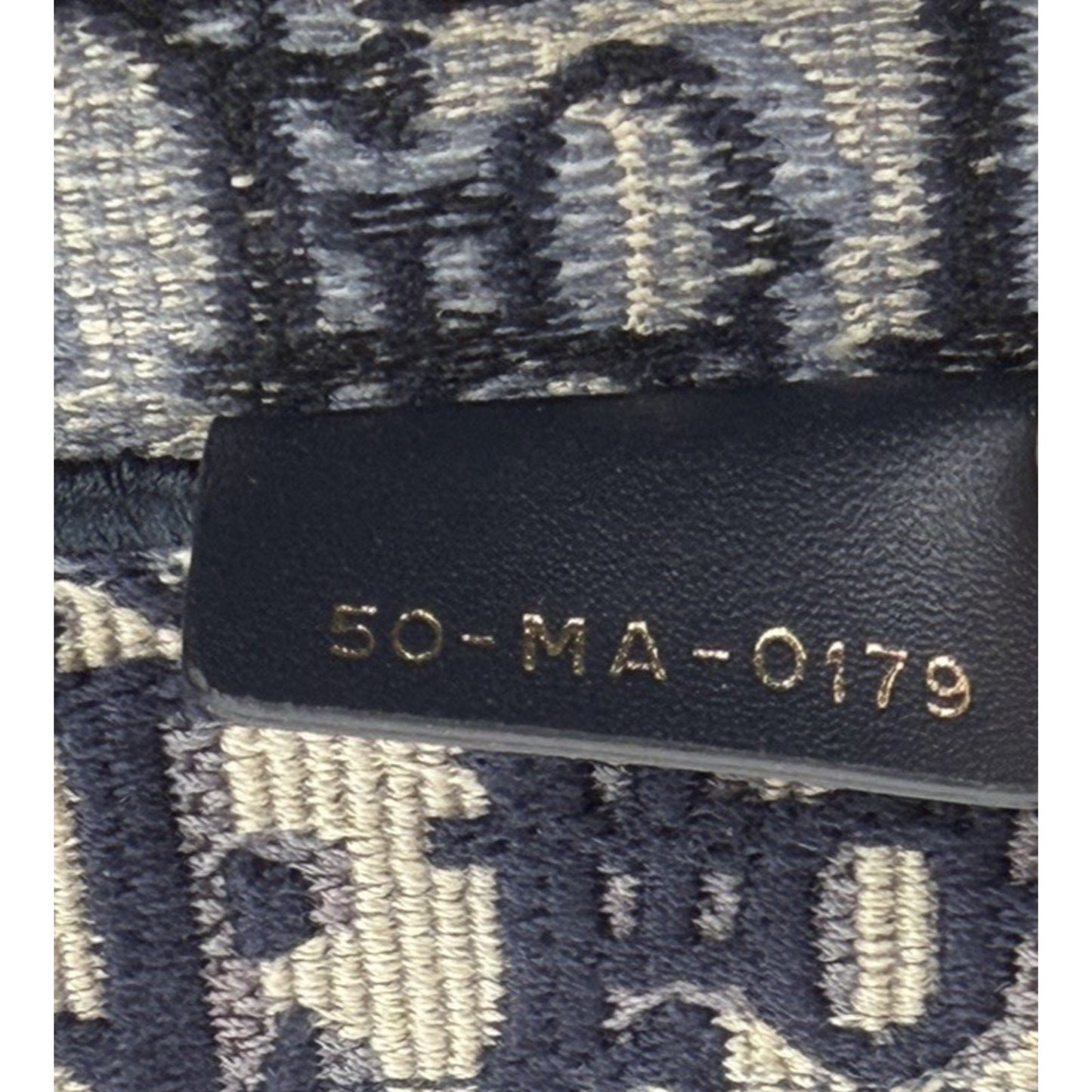 Christian Dior Oblique Large Book Tote Bag Blue Classic Monogram Canvas 2019 D3