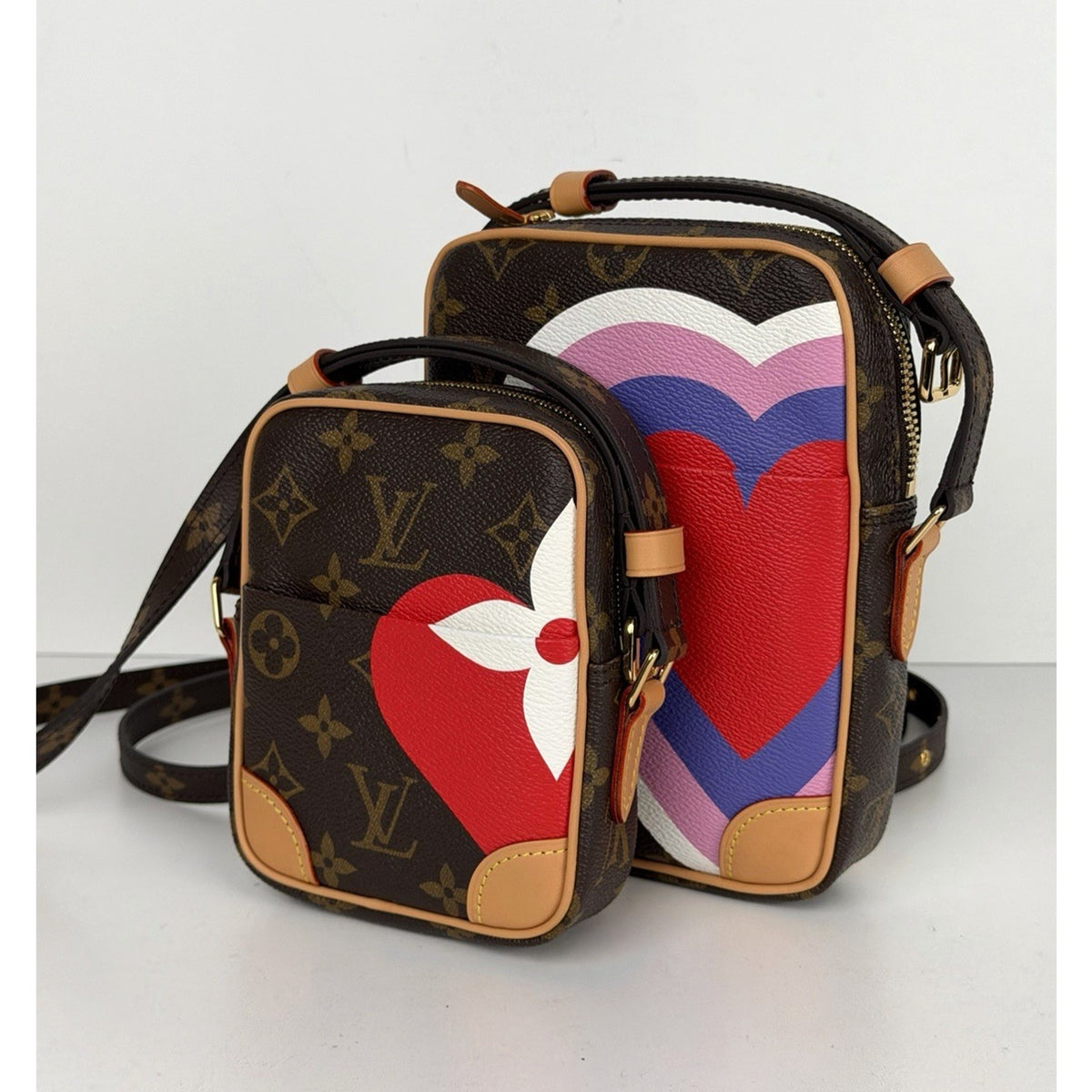 Louis Vuitton Game On Paname Set Crossbody Bag in Coated Monogram Canvas 2020 E2