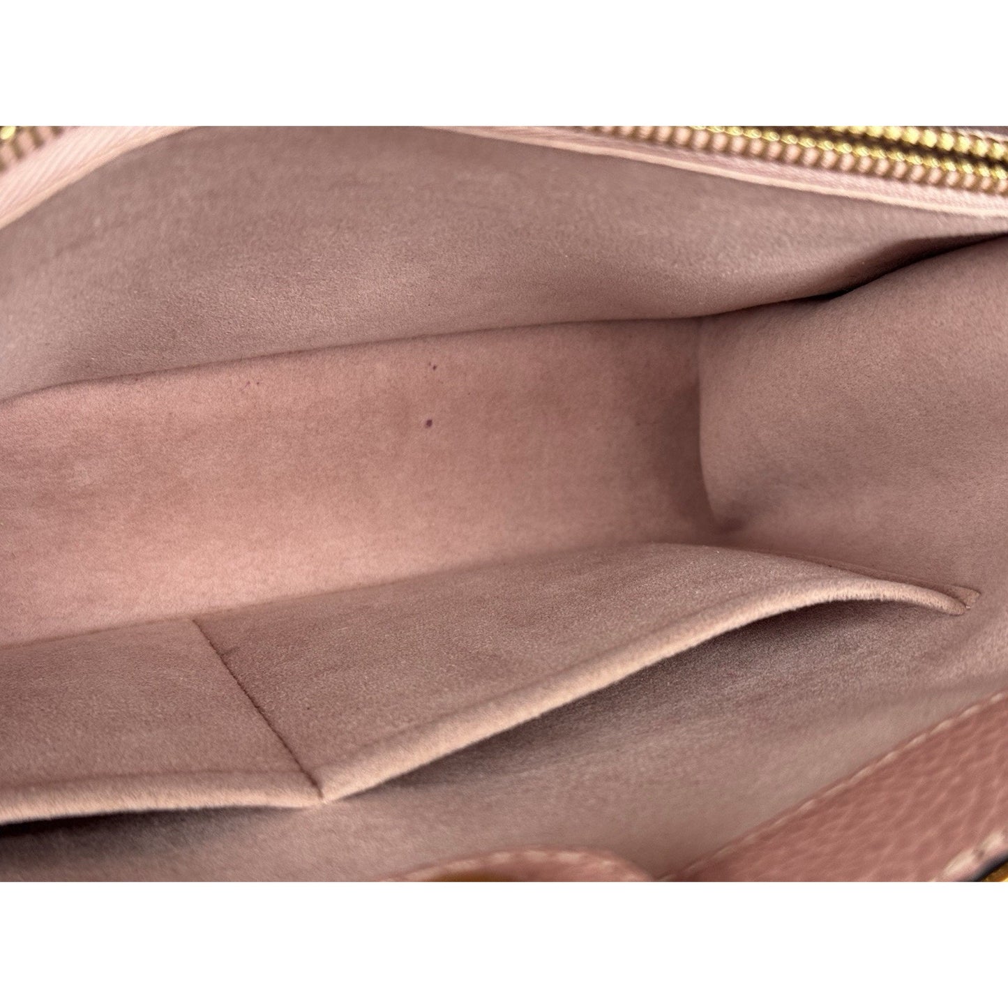 Louis Vuitton Damier Ebene Taurillon Brittany Magnolia Handbag