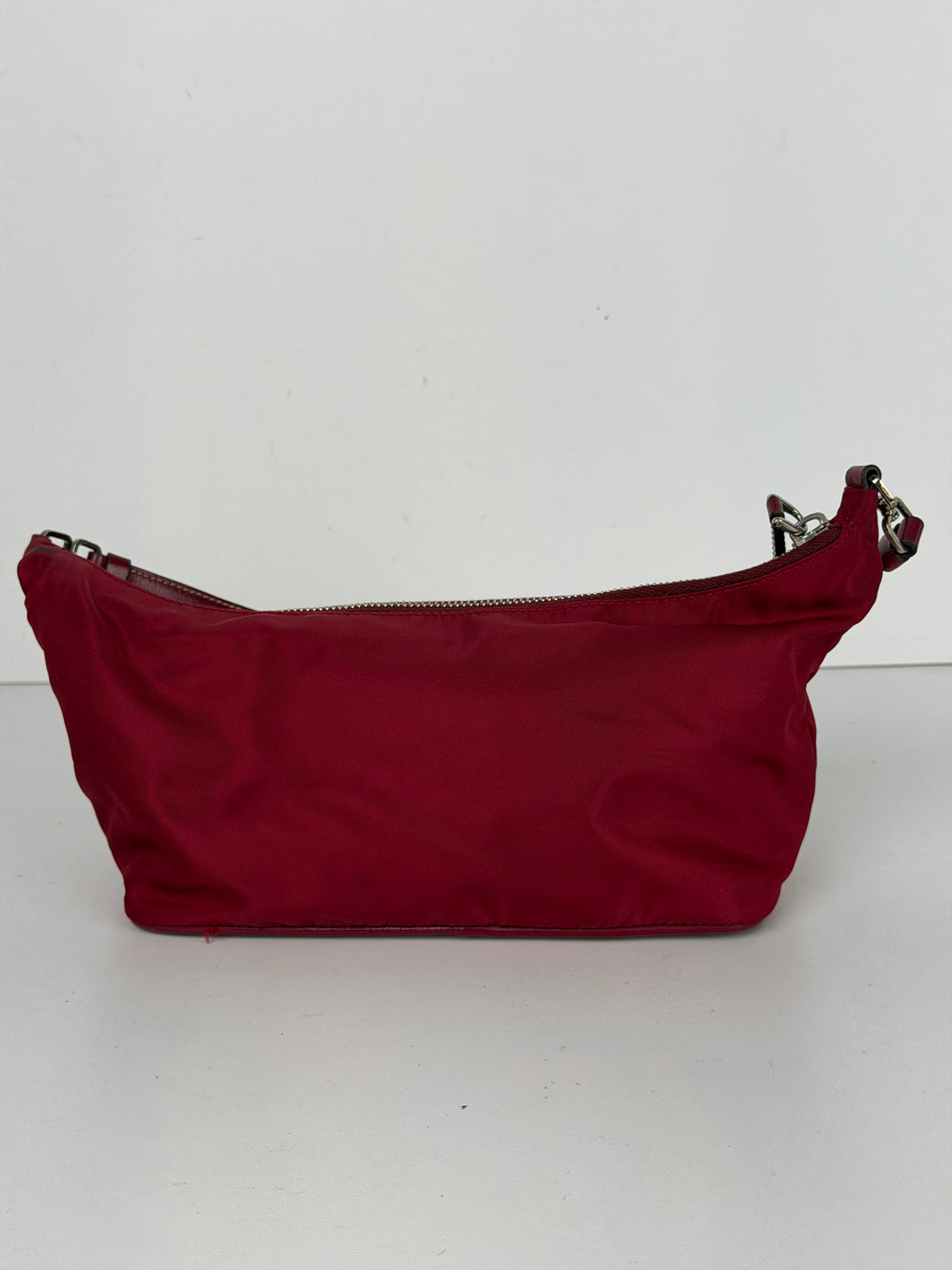 Prada Tessuto Mini Nylon Hobo Shoulder Bag