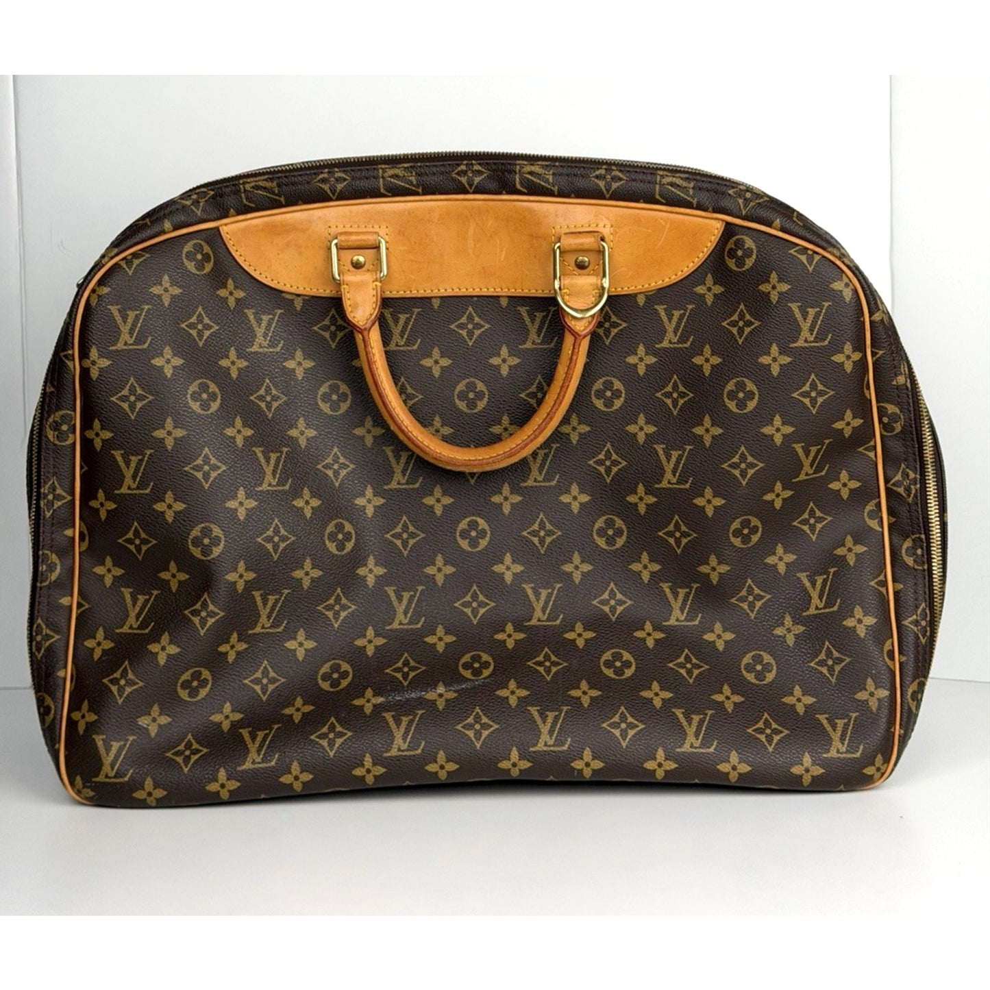 Louis Vuitton Alize 24 Heures Bag In Brown Monogram Coated Canvas Vintage 1998 S