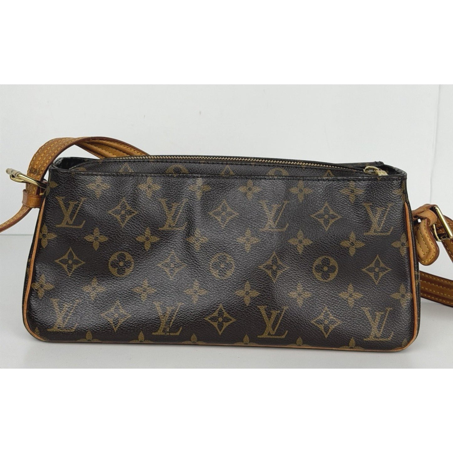 Louis Vuitton Viva-Cite MM Shoulder Bag in Brown Monogram Coated Canvas 2004 S14