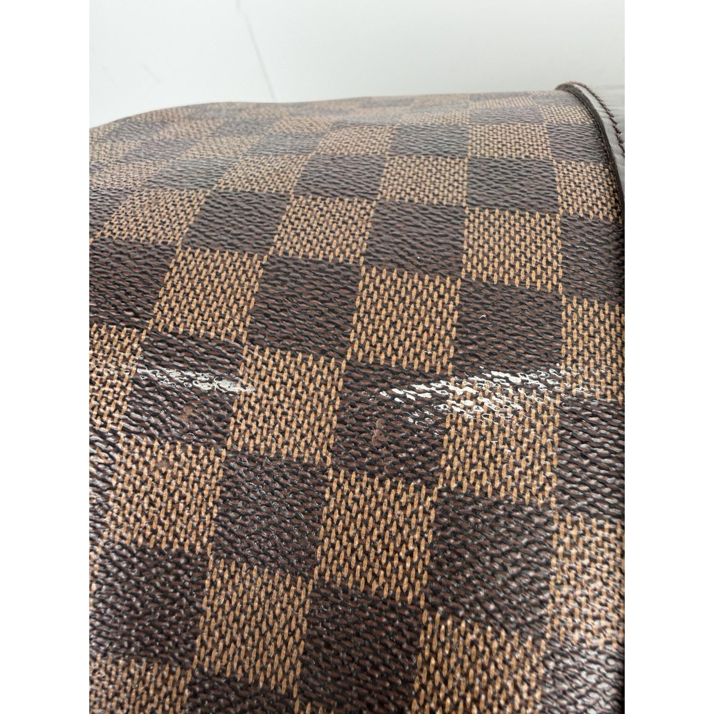 Louis Vuitton Keepall 55 Damier Ebene Brown Canvas Duffel Bag (2015)