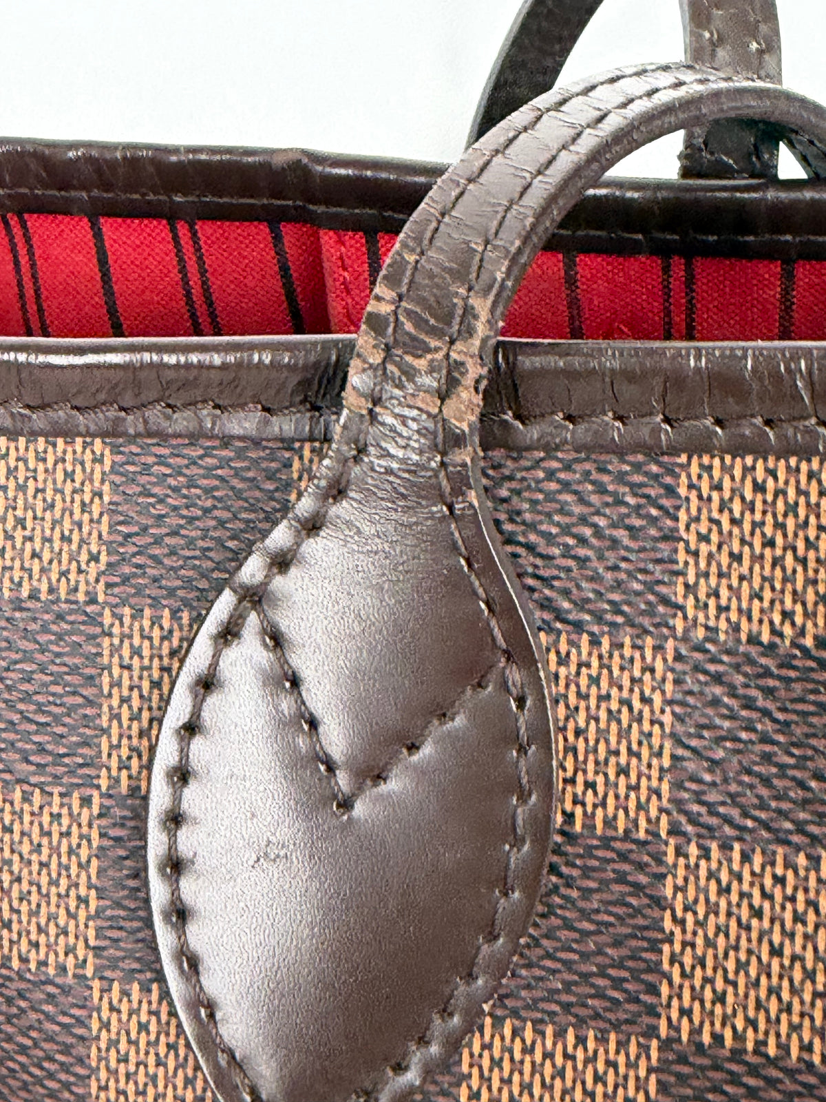 Louis Vuitton Neverfull MM Tote Bag in Damier Ebene Coated Canvas 2015 YS