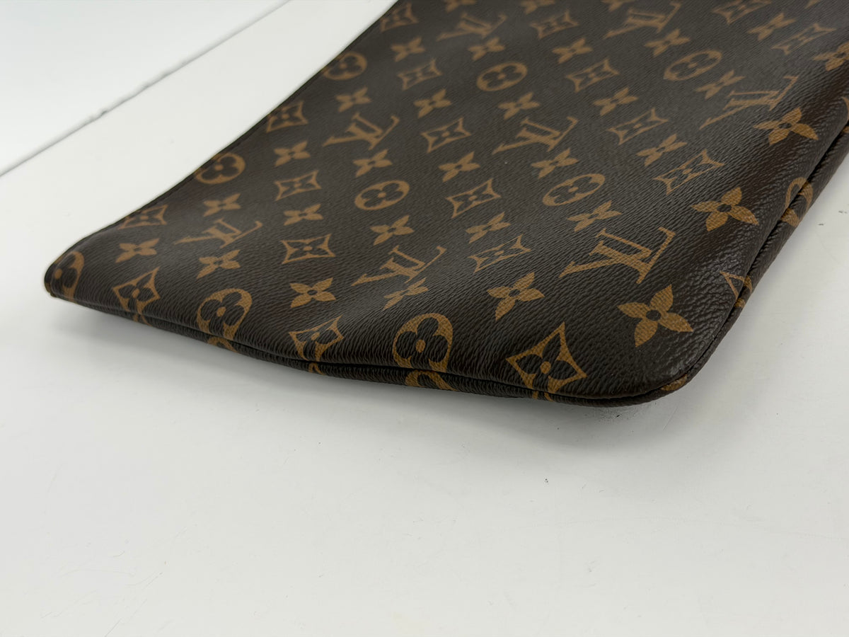 Louis Vuitton Etui Voyage MM Pouch Bag in Brown LV Monogram Coated Canvas 2018 YK-2