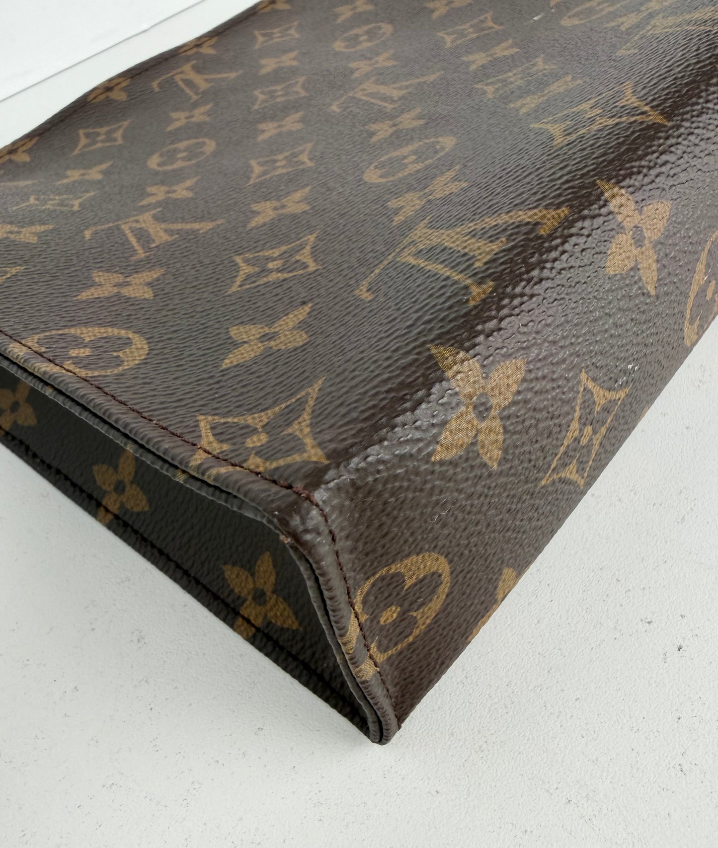 Louis Vuitton Poche Toilette Bag GM in Brown Monogram Coated Canvas 2018 YS20