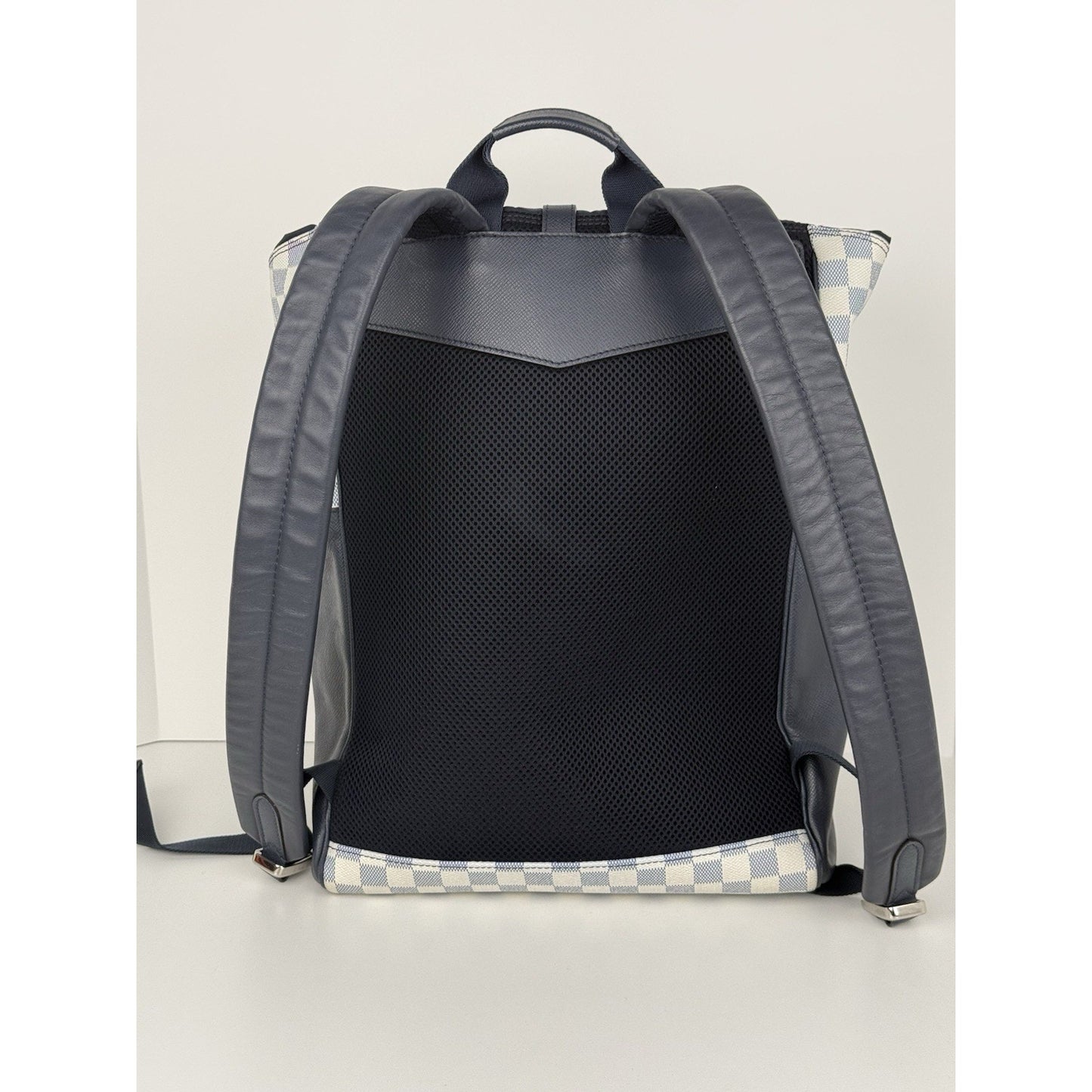 Louis Vuitton Damier Taiga Match Point Backpack White & Navy