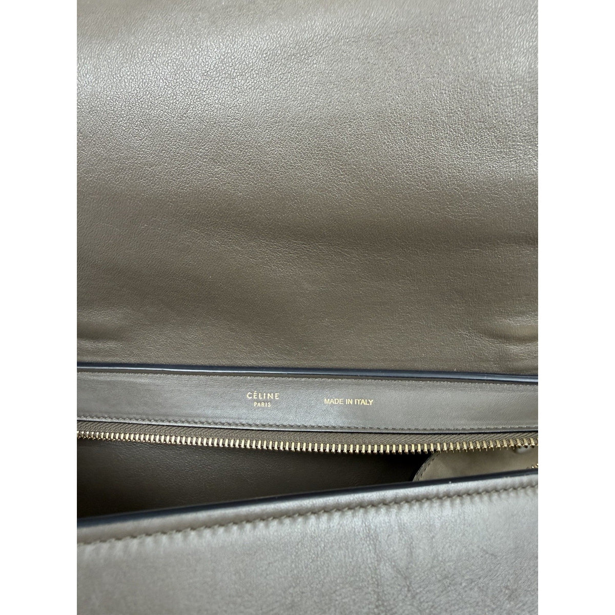 Celine Trapeze Micro Bag in Crocodile Embossed Calfskin Calfskin Leather S02