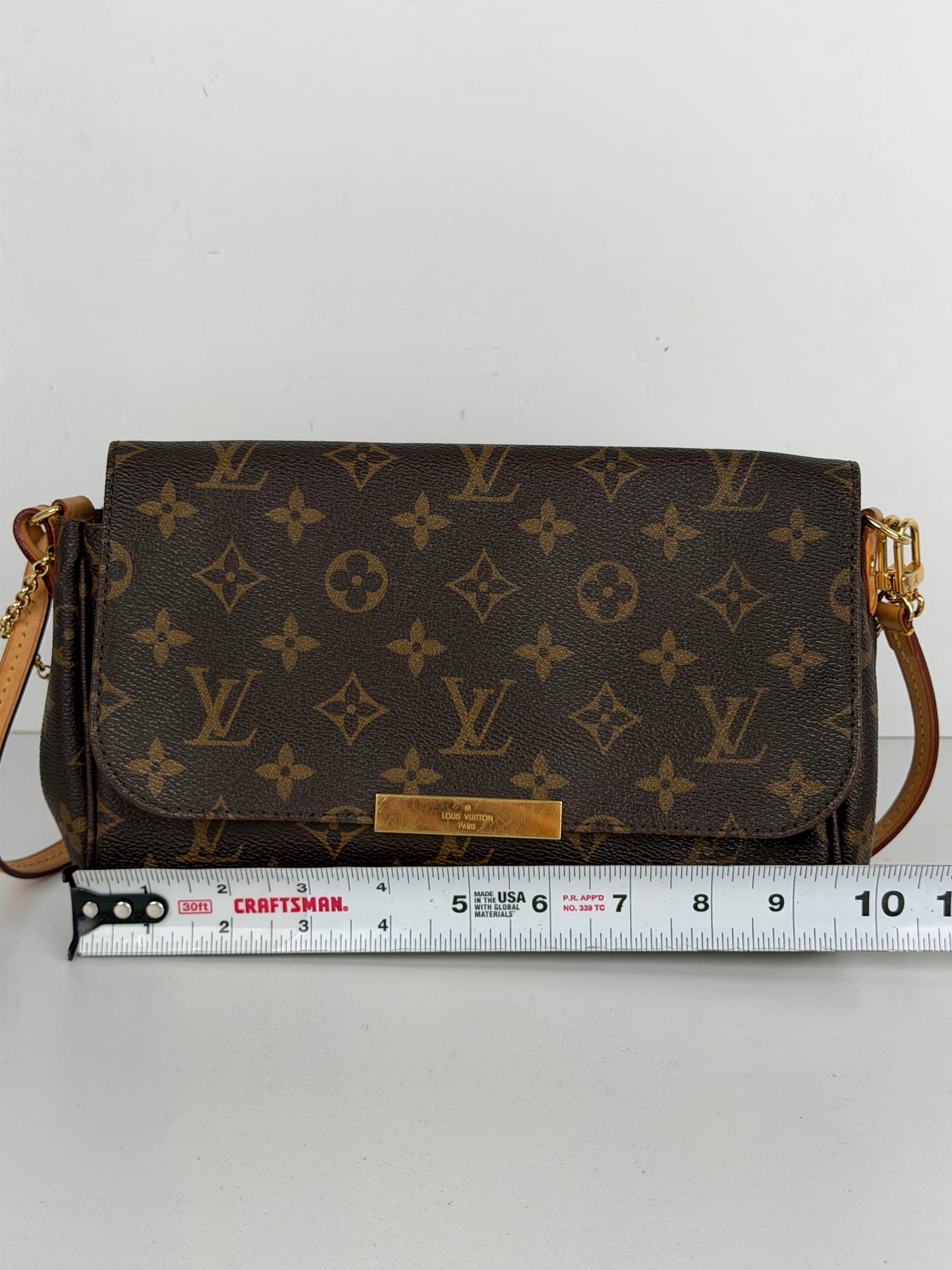 Louis Vuitton Favorite Bag MM in Brown LV Monogram Coated Canvas 2013 YS-10