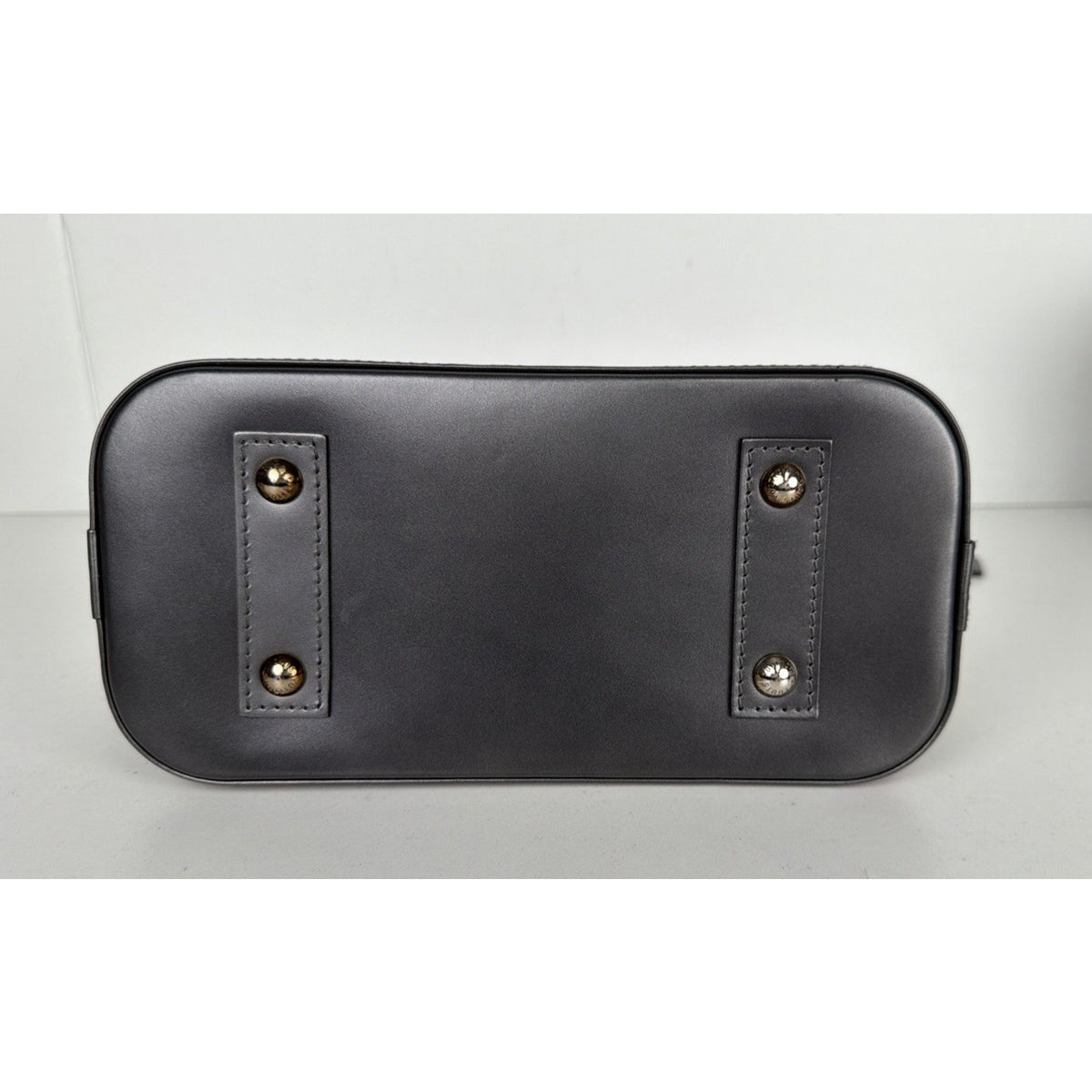 Louis Vuitton Alma BB Top Handle in Grey Epi Leather Silver-Tone Hardw 2015 D8