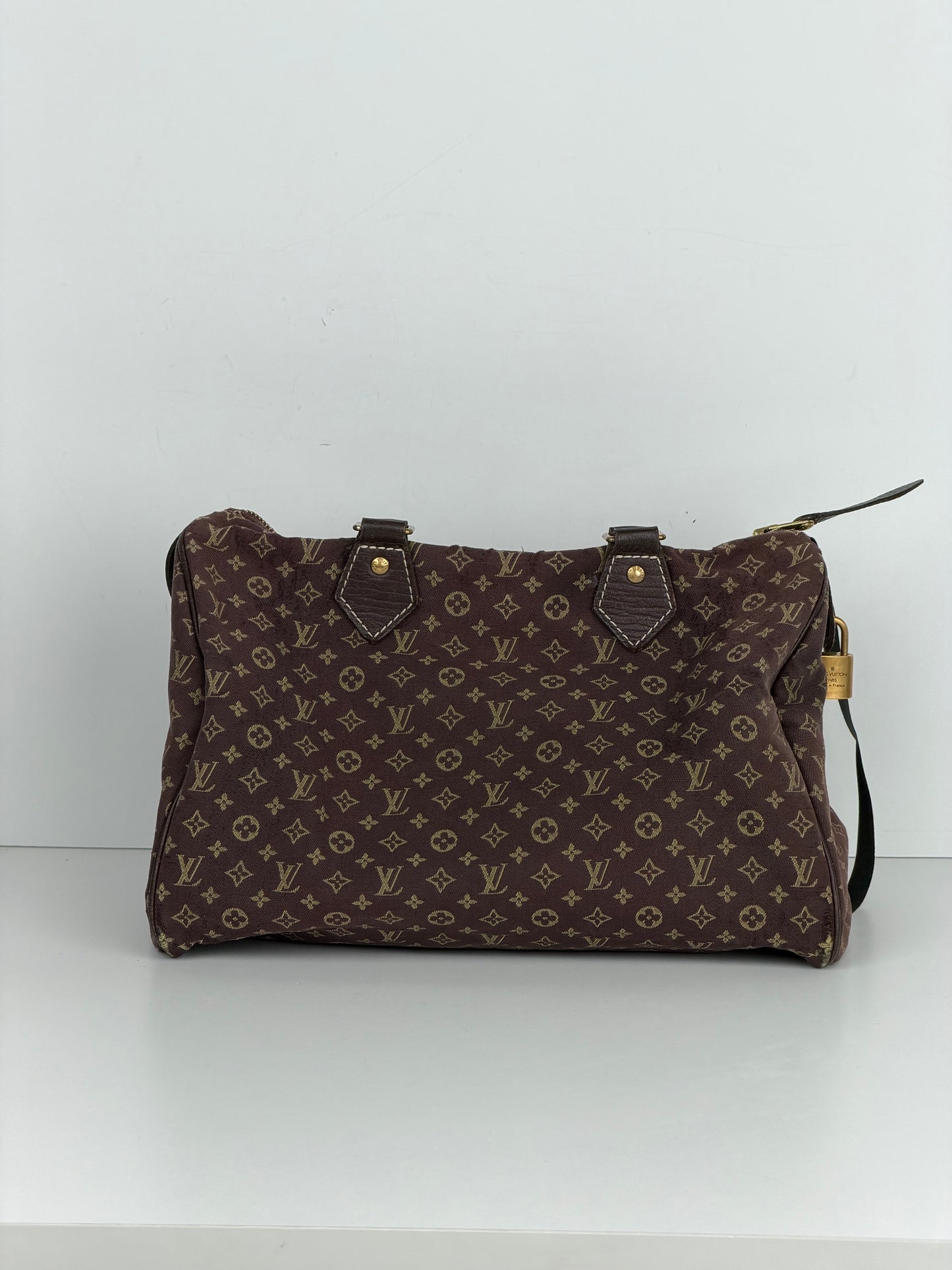 Louis Vuitton Mini Lin Speedy 30 Top Handle Bag