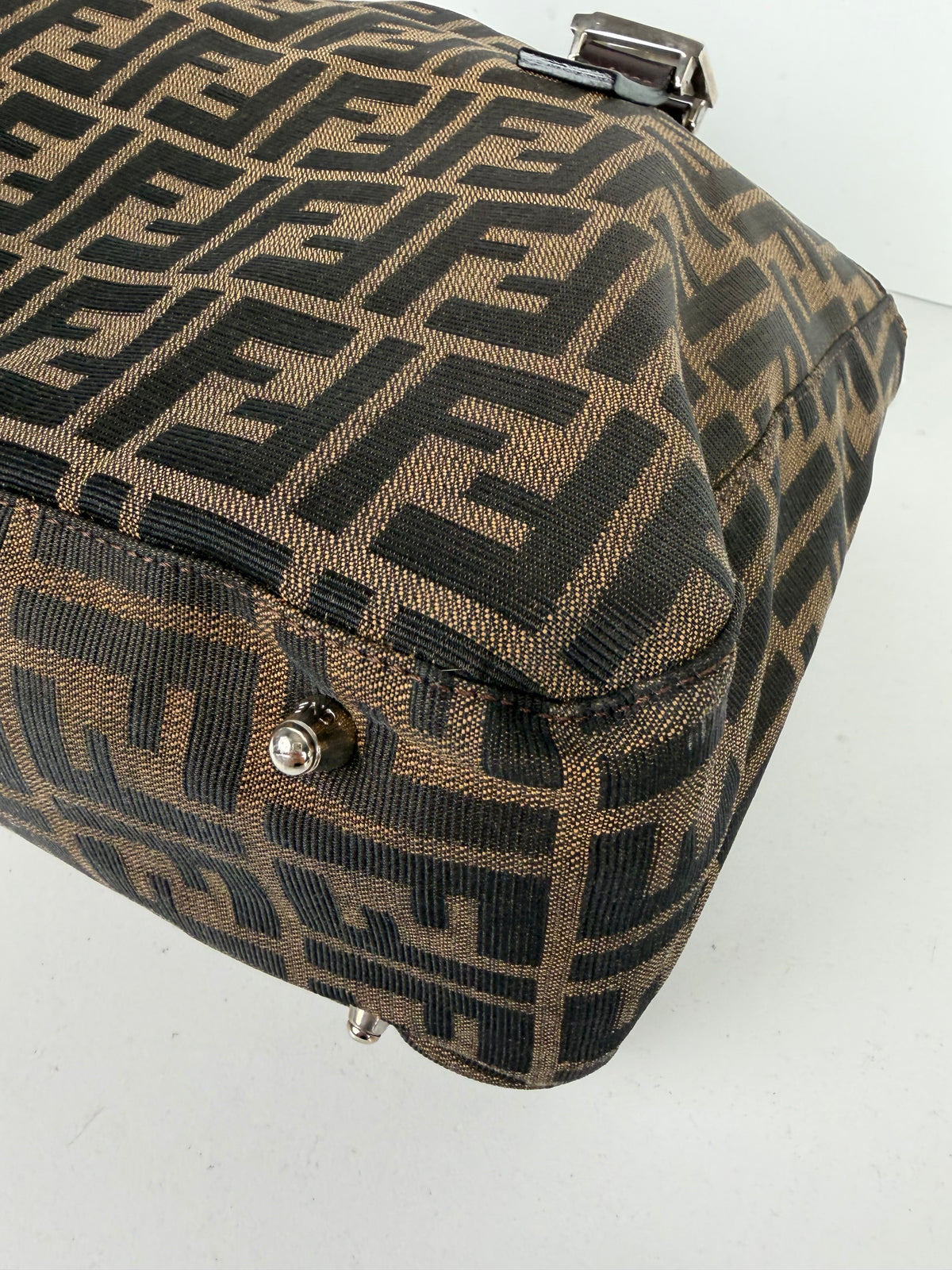 Fendi Zucca Monogram Tote Bag in FF Monogram Canvas Vintage