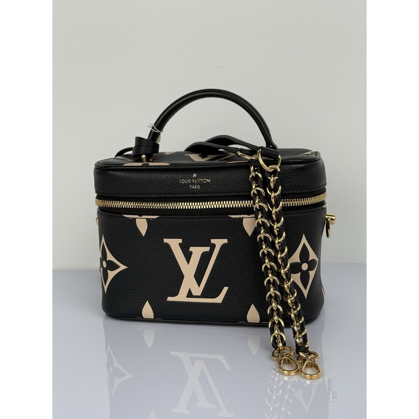 Louis Vuitton Vanity Handbag Bicolor Monogram Empriente Giant PM