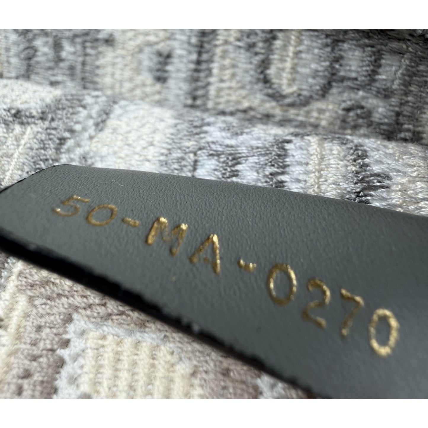 Christian Dior Book Tote Large in Grey Embroidered Oblique Canvas 2020 S