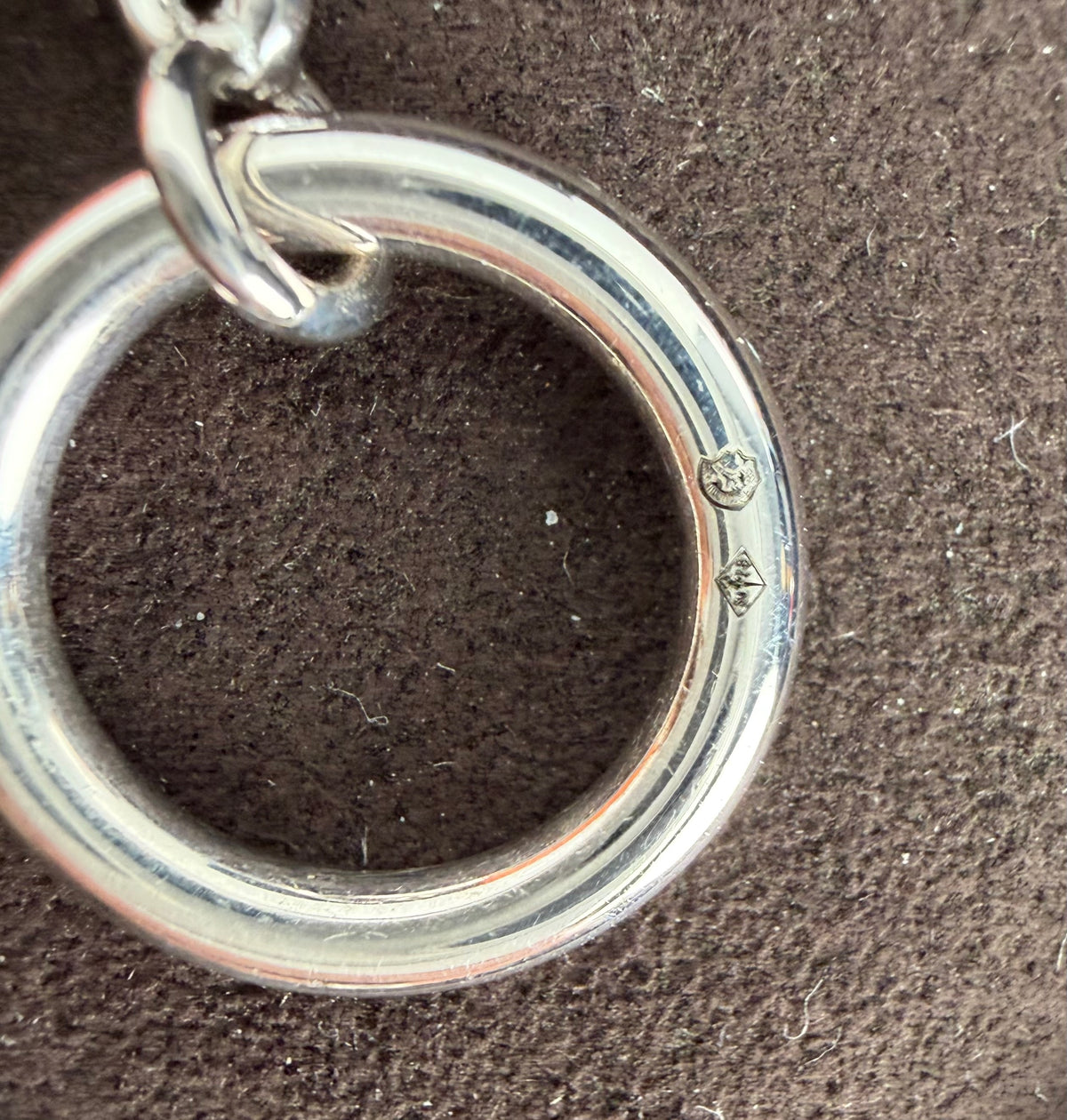 Hermes Farandole Link Bracelet in Sterling Silver with Chaine Dancre Toggle Clasp K3