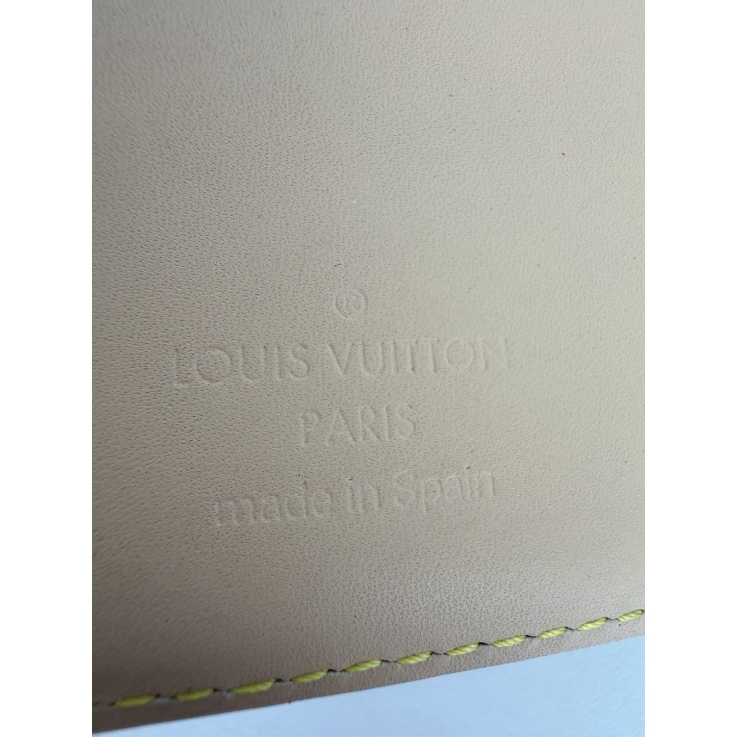Louis Vuitton Monogram Multicolor Small Ring Agenda Cover in White 2007