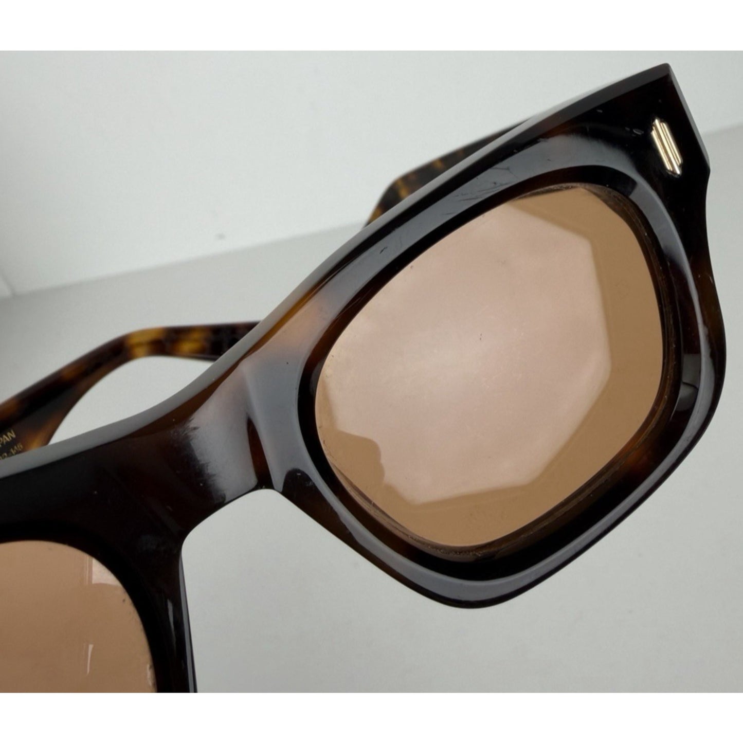 Amiri Laurel Sunglasses 50 in Tortoise Shell with Zeiss Orange Lenses