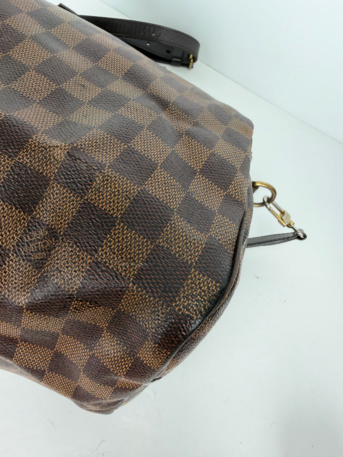 Louis Vuitton Damier Ebene Speedy Bandouliere 30 in Coated Canvas YC1