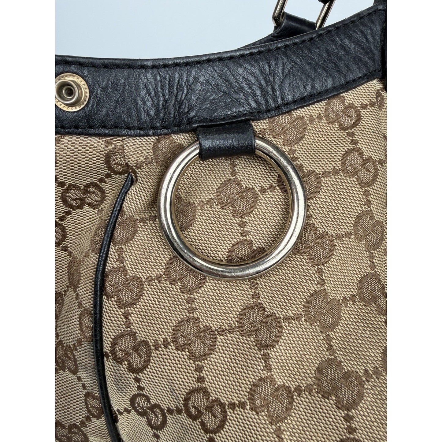 Gucci Sukey Tote Bag Large GG Beige Monogram Canvas and Leather S