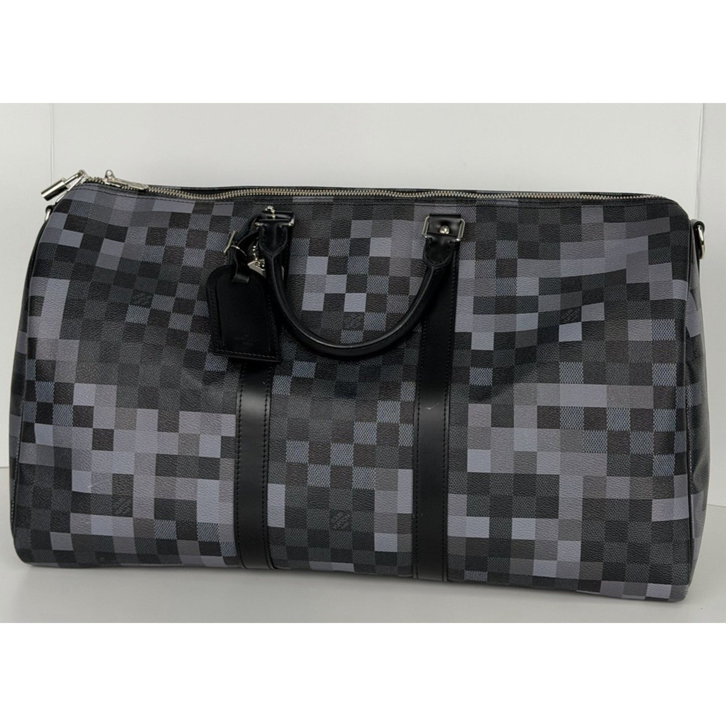 Louis Vuitton Keepall Bandouliere 50 Duffel Bag Gray Damier Canvas (2018)