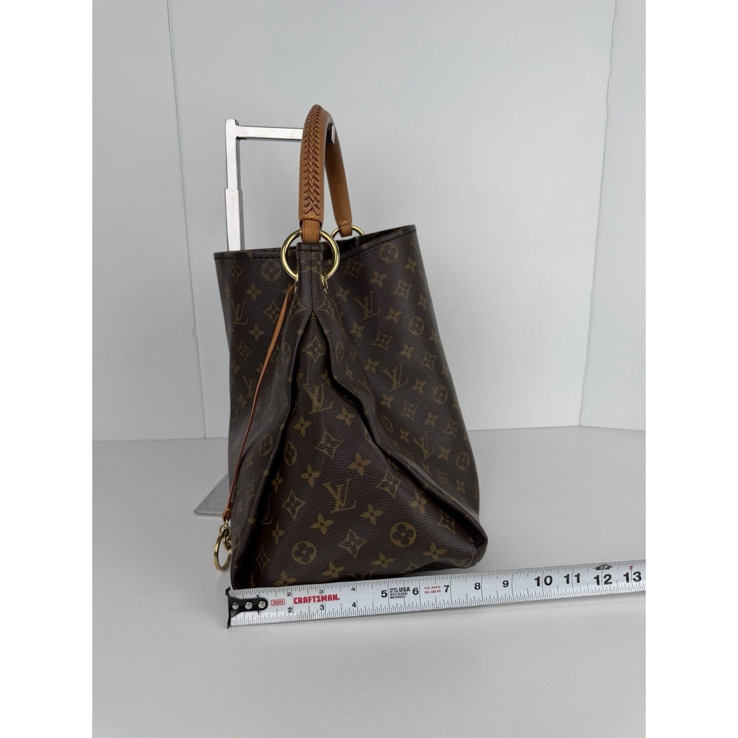 Louis Vuitton Artsy Shoulder MM Bag in Brown LV Monogram Coated Canvas 2010 C-5
