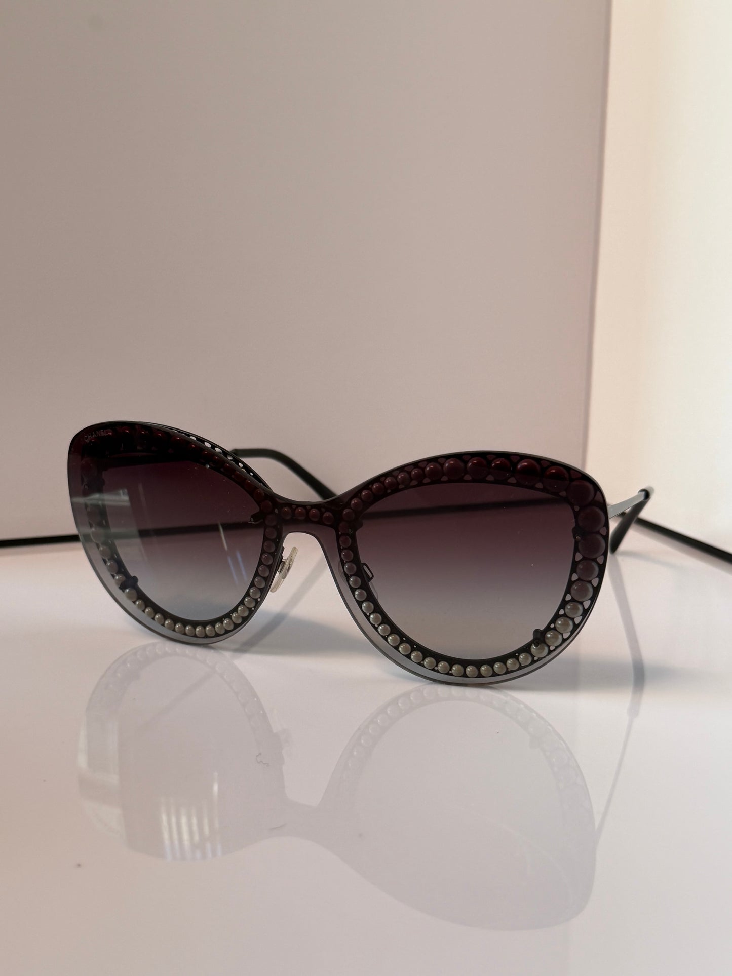 Chanel Interlocking CC Logo Oversize Sunglasses 4236