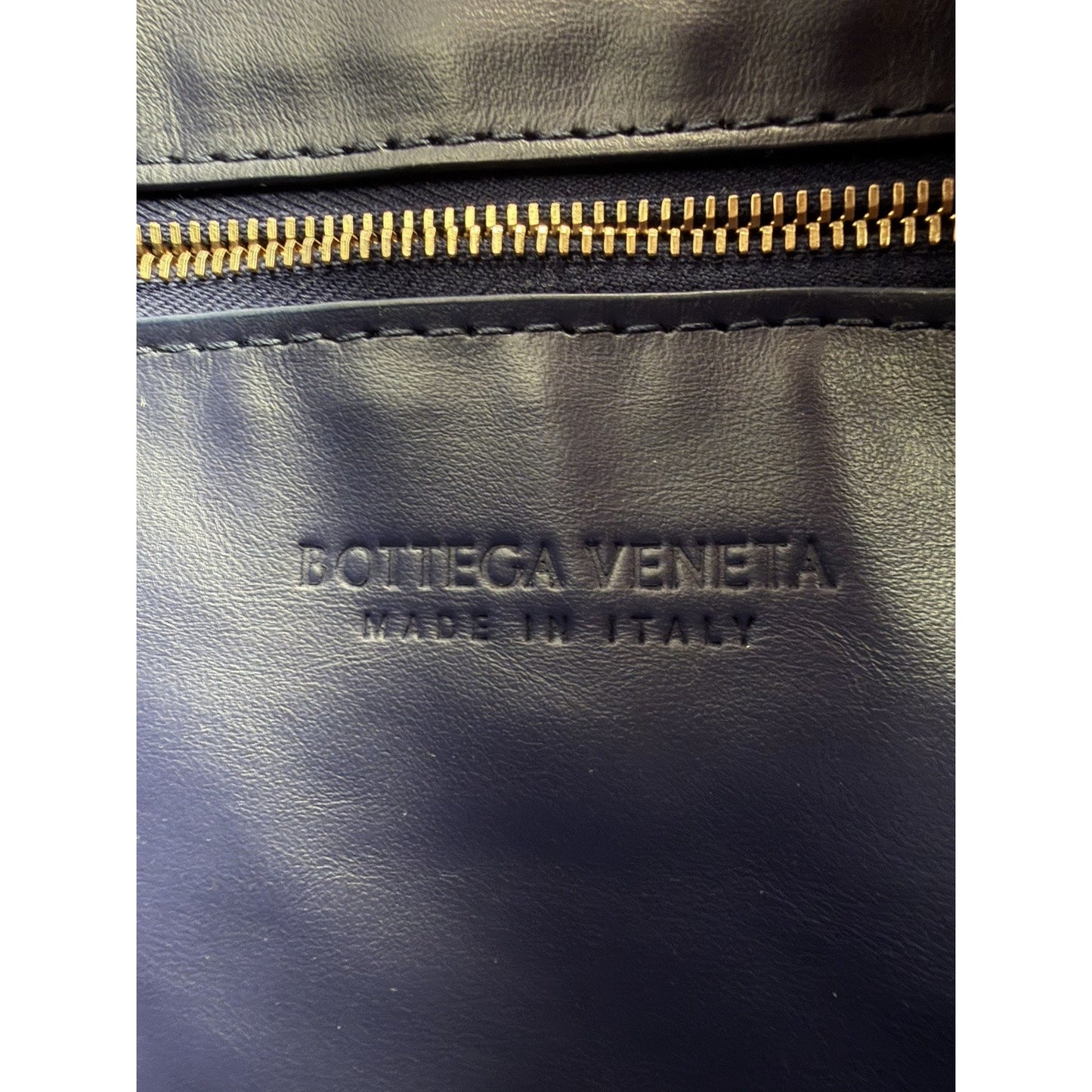 Bottega Veneta Small Hop Hobo Bag in Blue Intrecciato Woven Lambskin Leather D5