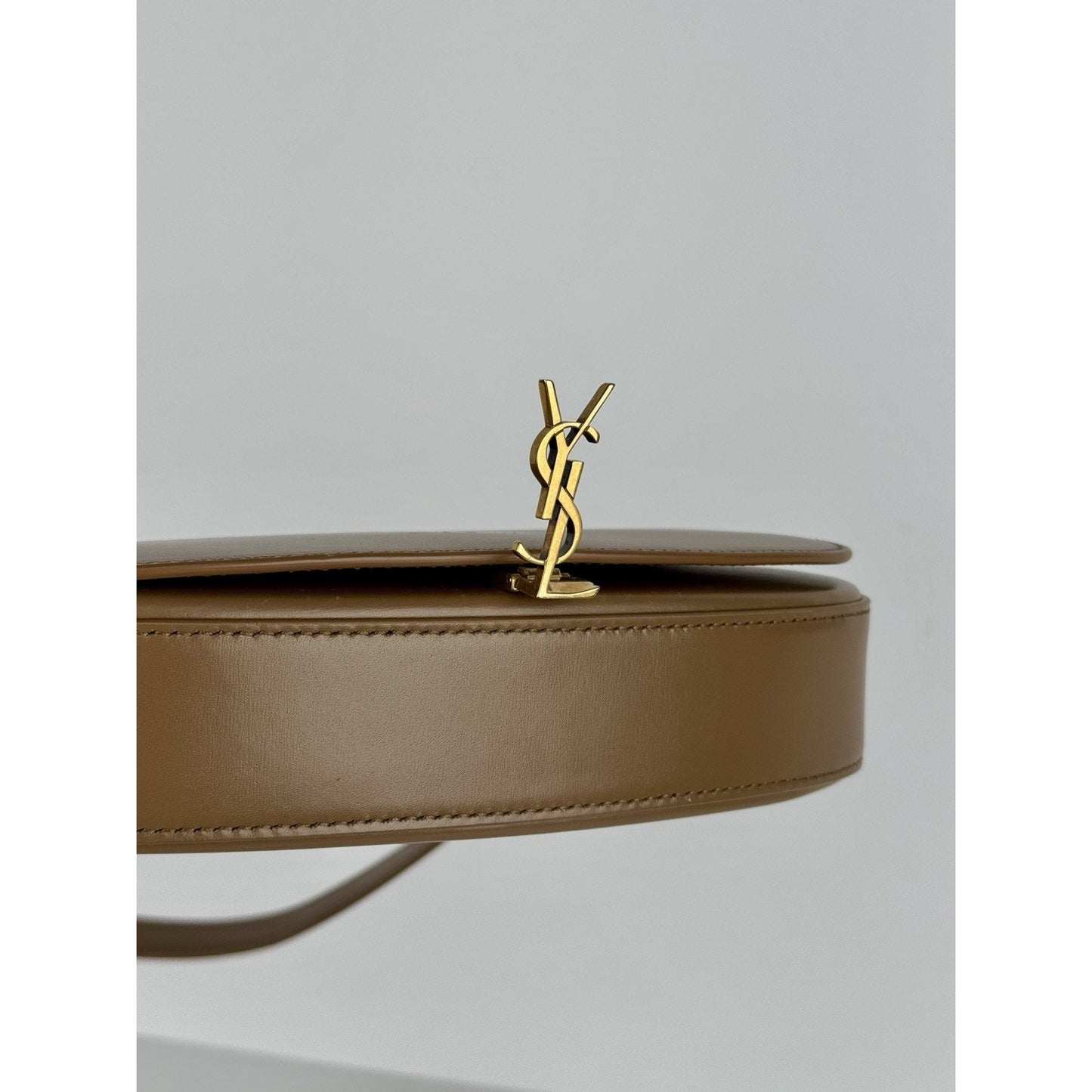 Saint Laurent Mini Voltaire in Brown Leather Shoulder Bag B-2