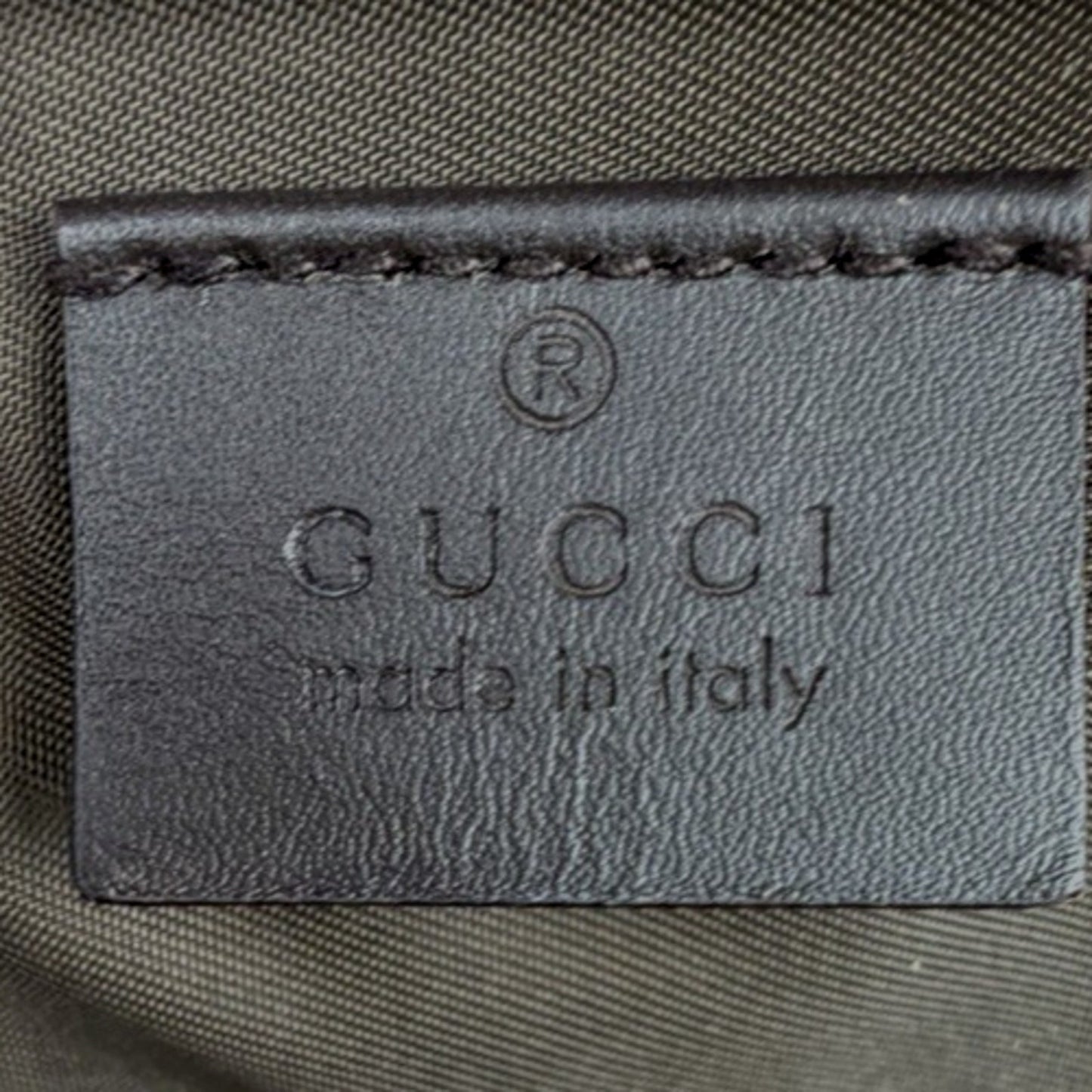 Gucci GG Supreme Diaper Messenger Bag Large in Brown Coated Canvas S