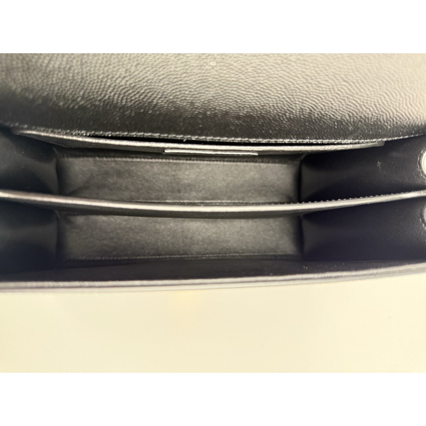 Saint Laurent Cassandra Mini Top Handle Women's Bag in Grain Embossed Leather