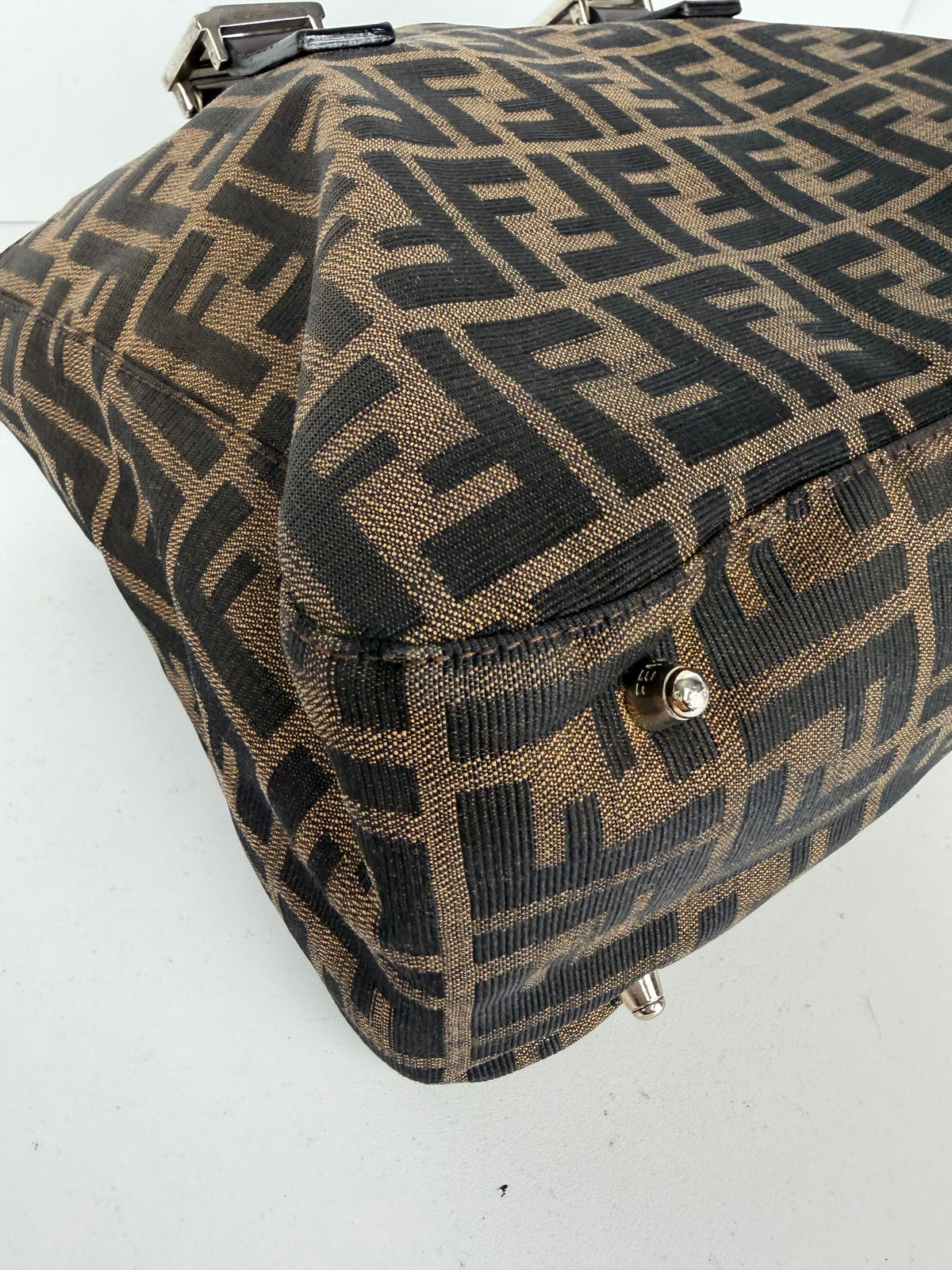 Fendi Zucca Monogram Tote Bag in FF Monogram Canvas Vintage