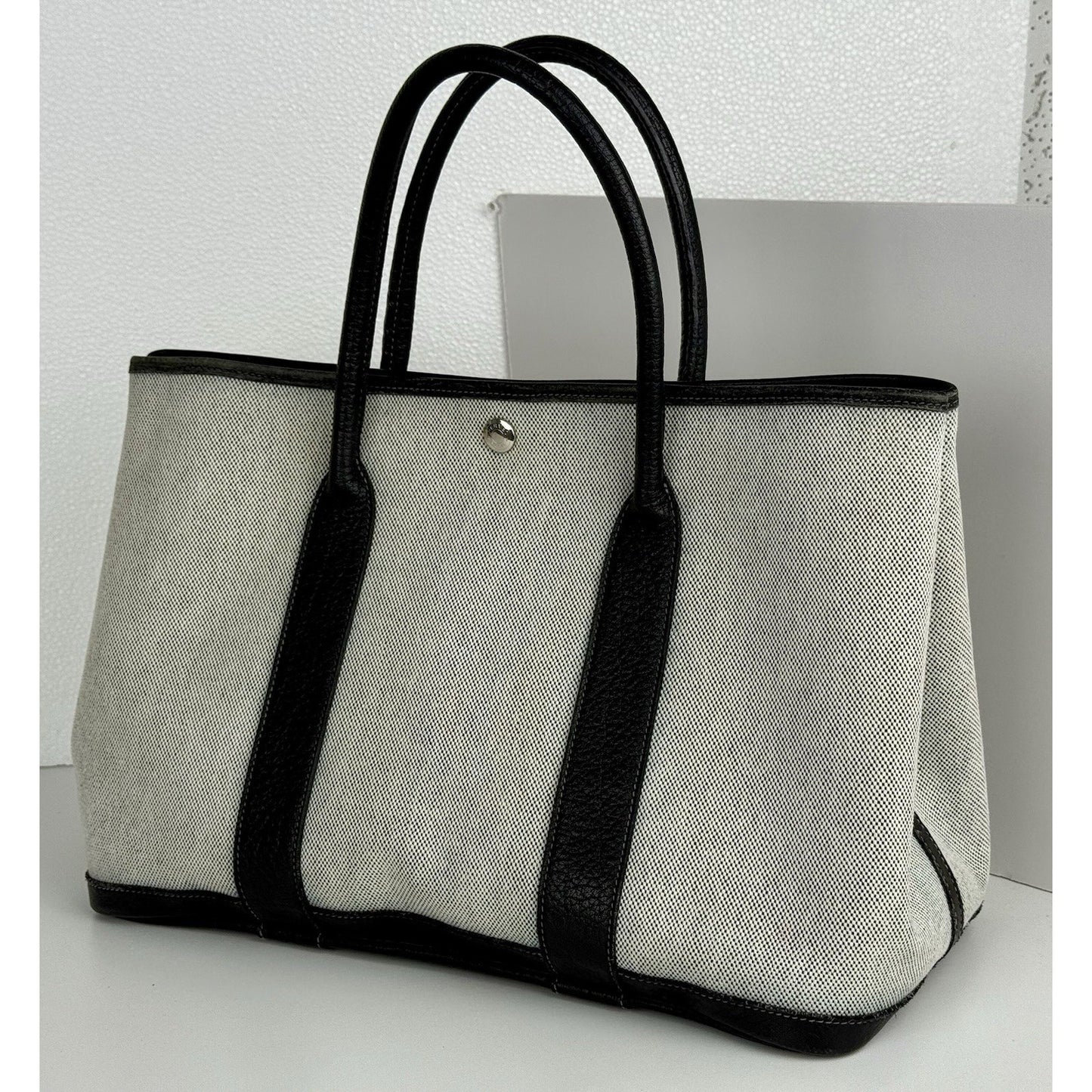 Hermes Garden Party Tote Bag Ash Gray