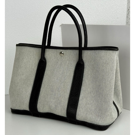 Hermes Garden Party Tote Bag Ash Gray