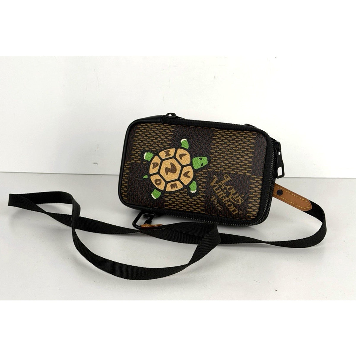 Louis Vuitton x Nigo Turtle Crossbody Bag in Damier Ebene Coated Canvas NFC S-08
