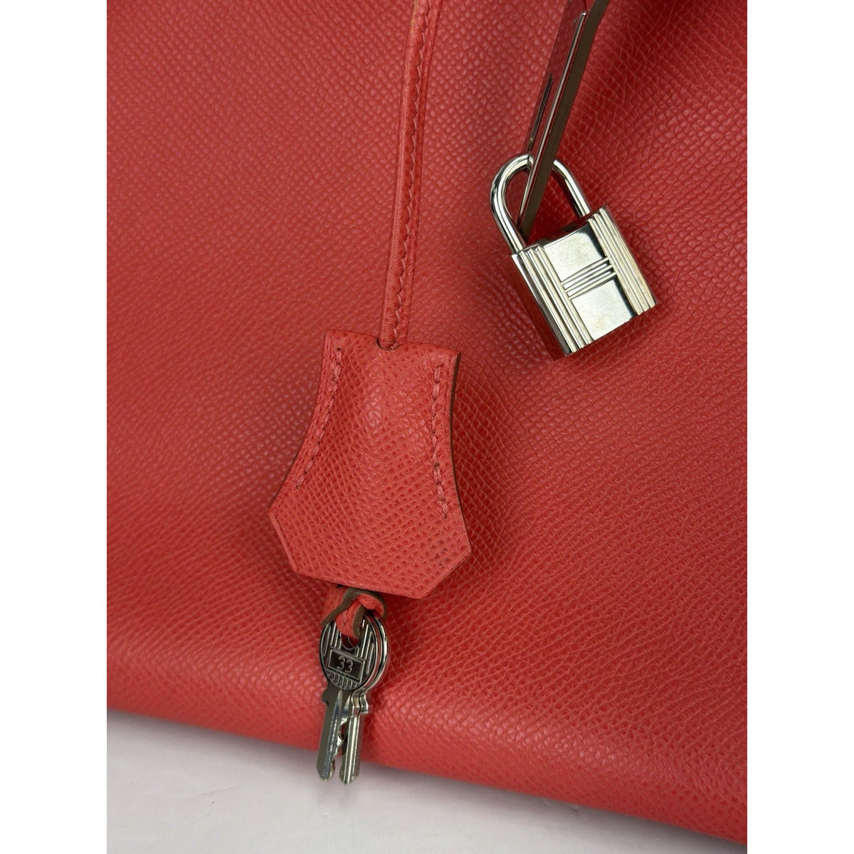 Hermes Birkin Handbag 30 in Orange Field Epsom Leather Silver Hardware 2012 C2