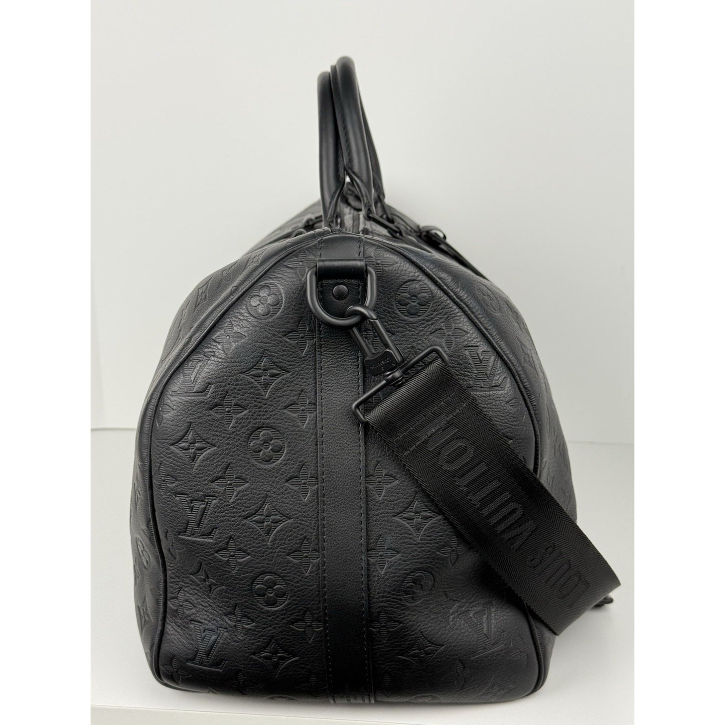 Louis Vuitton Keepall Bandouliere 50 Empriente Monogram Duffle Bag